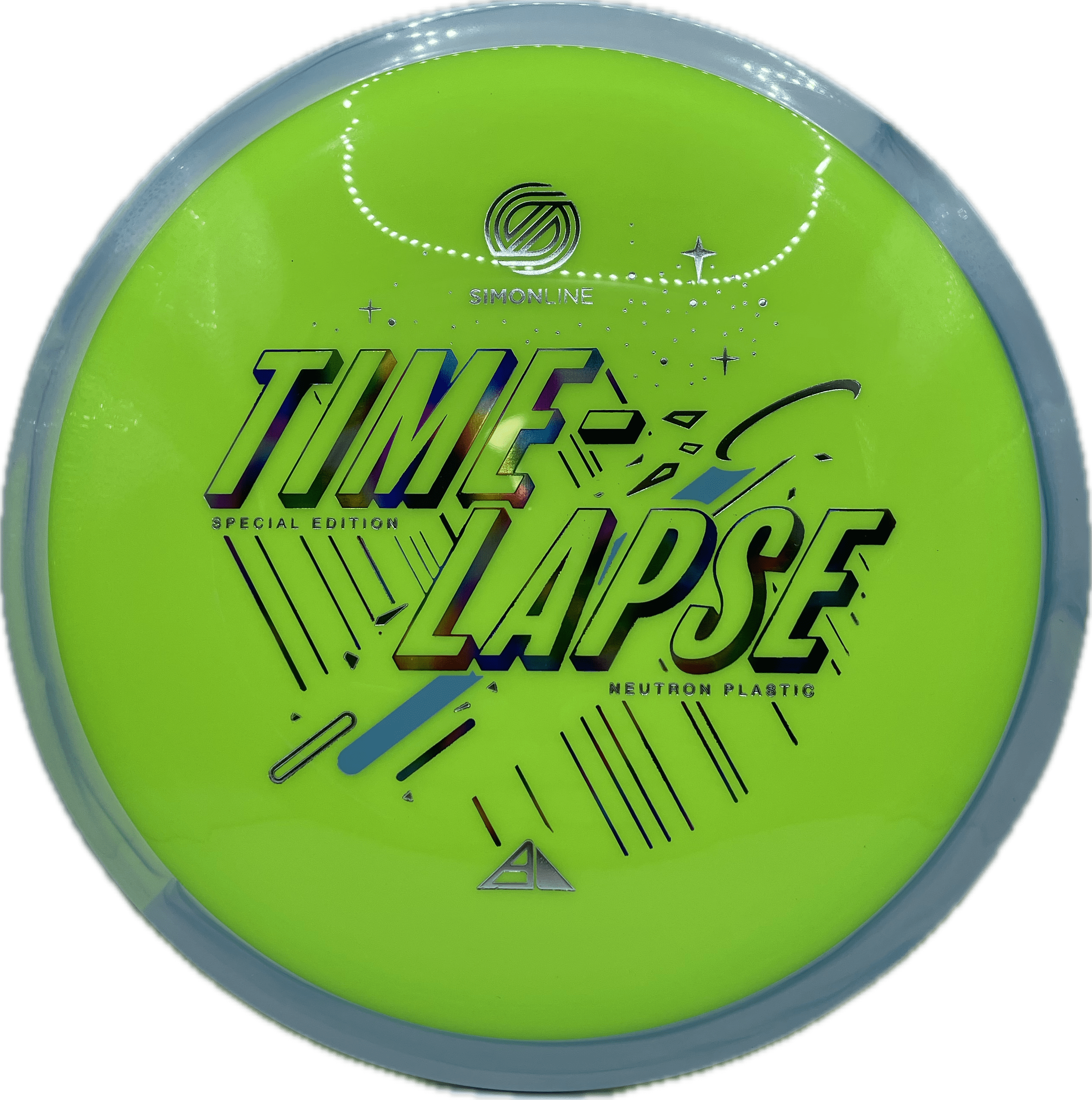 Overthrow Disc Golf Disc Axiom Simon Line Time-Lapse, Neutron, 170-175, Dayglow, Special Edition