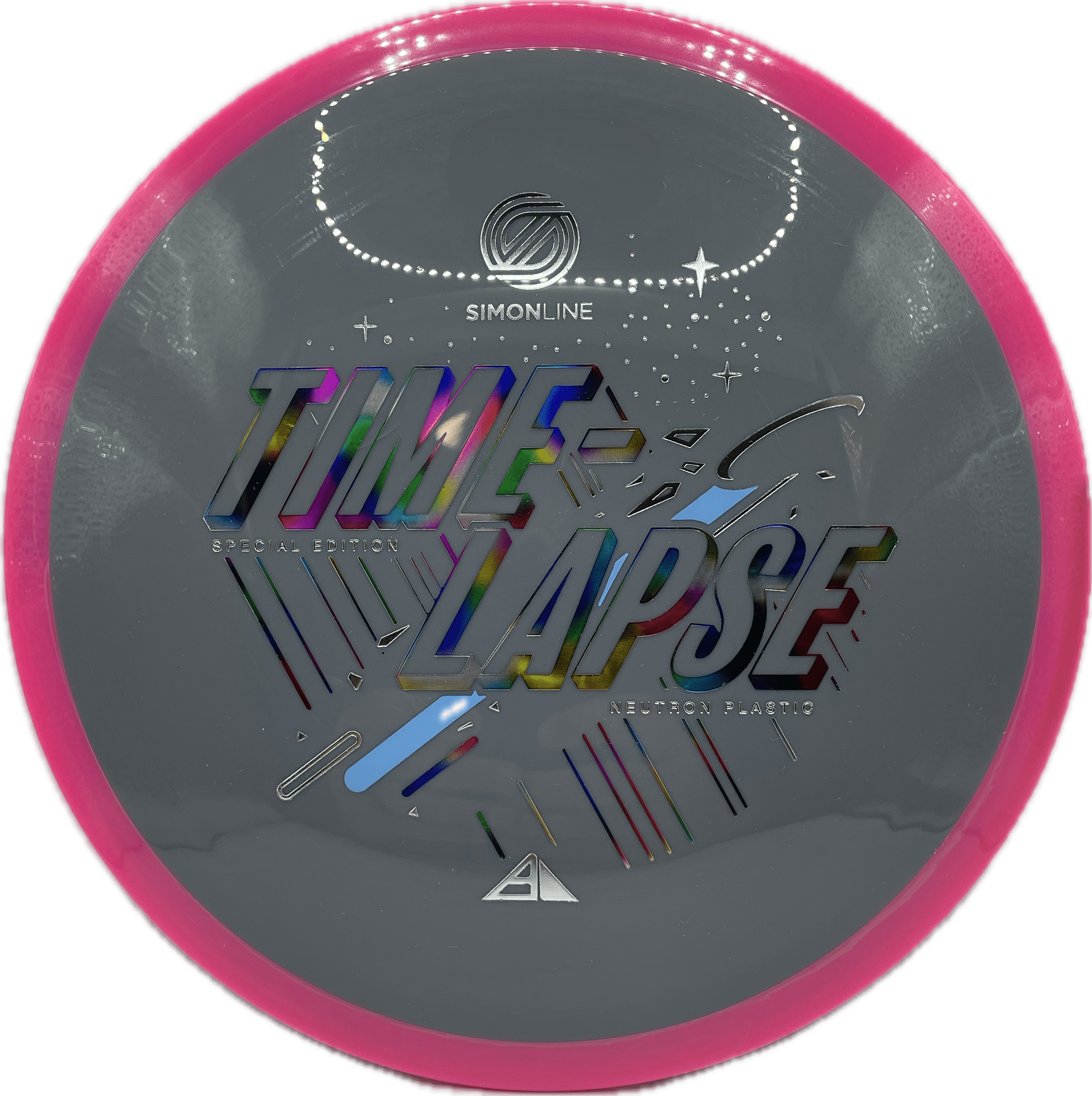 Overthrow Disc Golf Disc Axiom Simon Line Time-Lapse, Neutron, 170-175, Grey, Special Edition