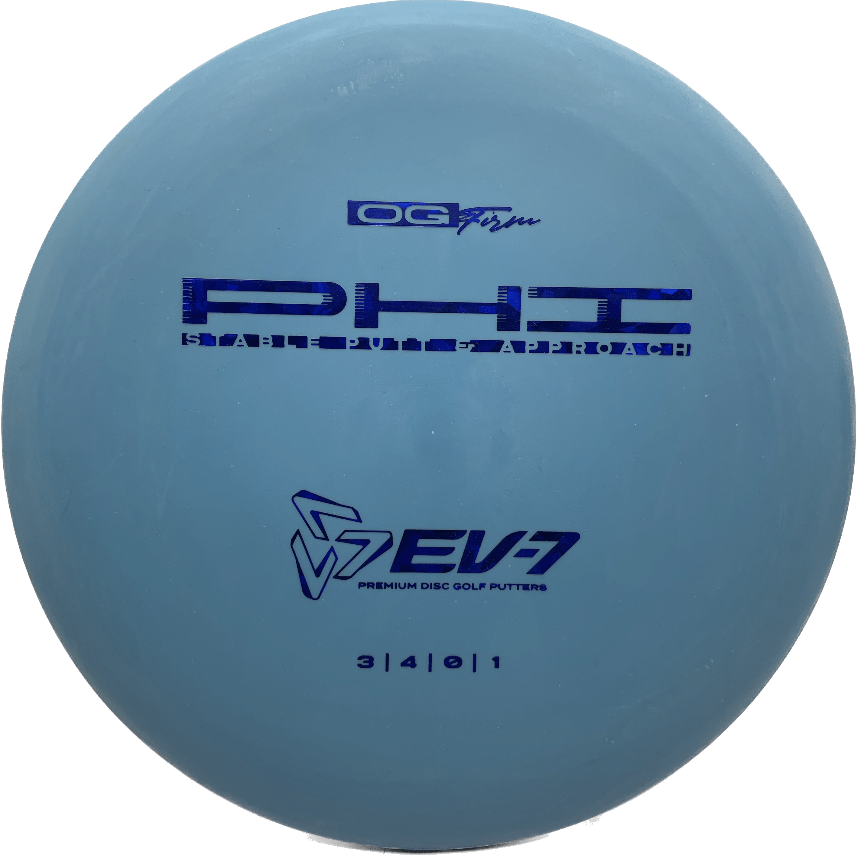 Overthrow Disc Golf Disc OG Firm - 171 - Blue - Blue Shatter EV-7 Phi
