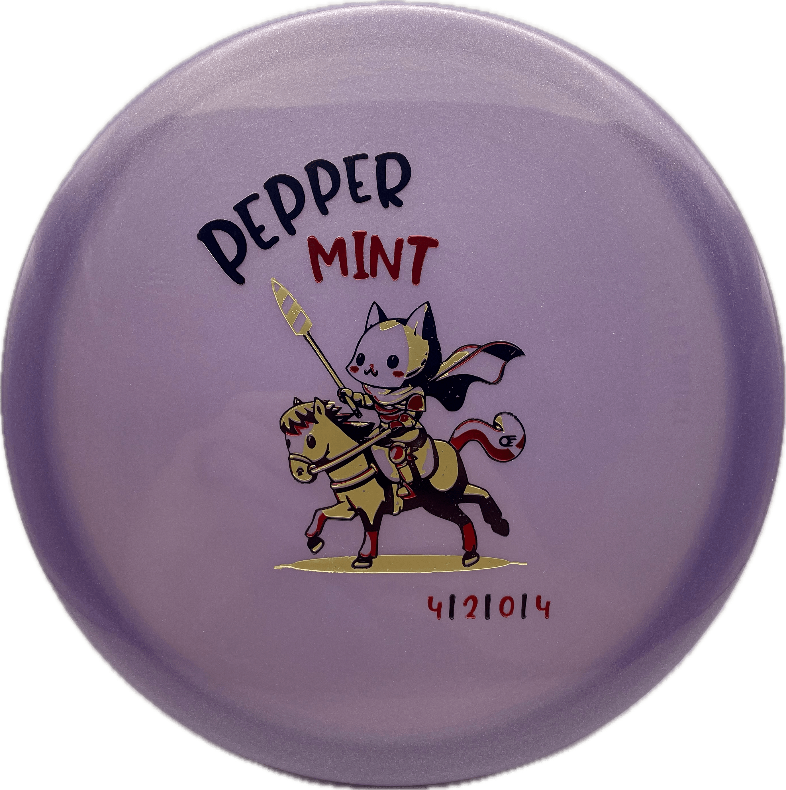 Overthrow Disc Golf Disc OT Custom Clash Steady Peppermint
