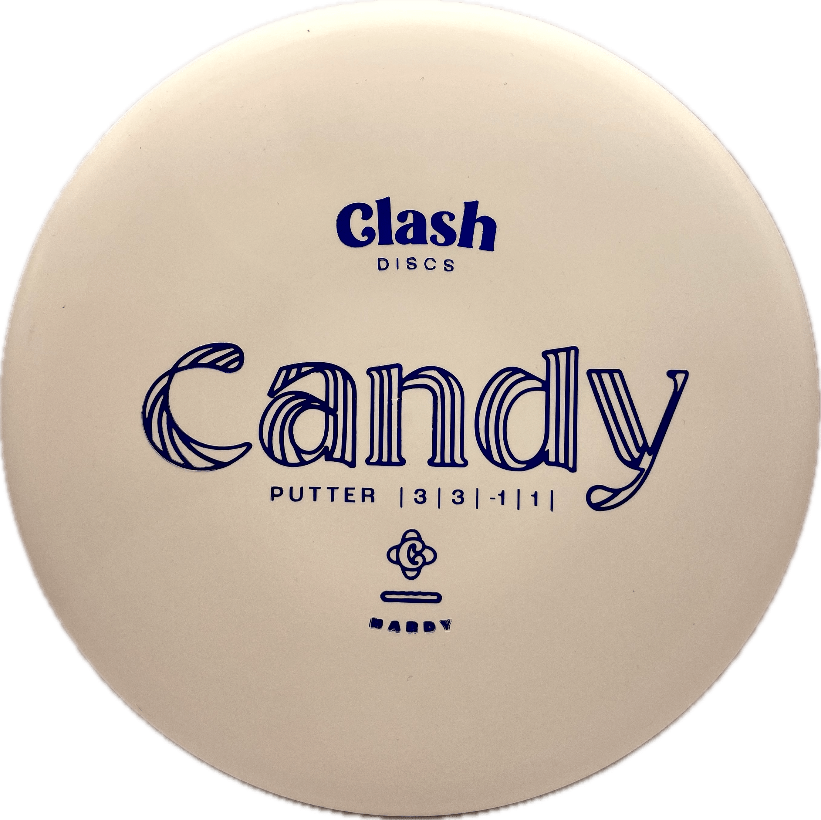Clash Disc Clash Candy, Hardy, 171-172, White, Blue Metallic
