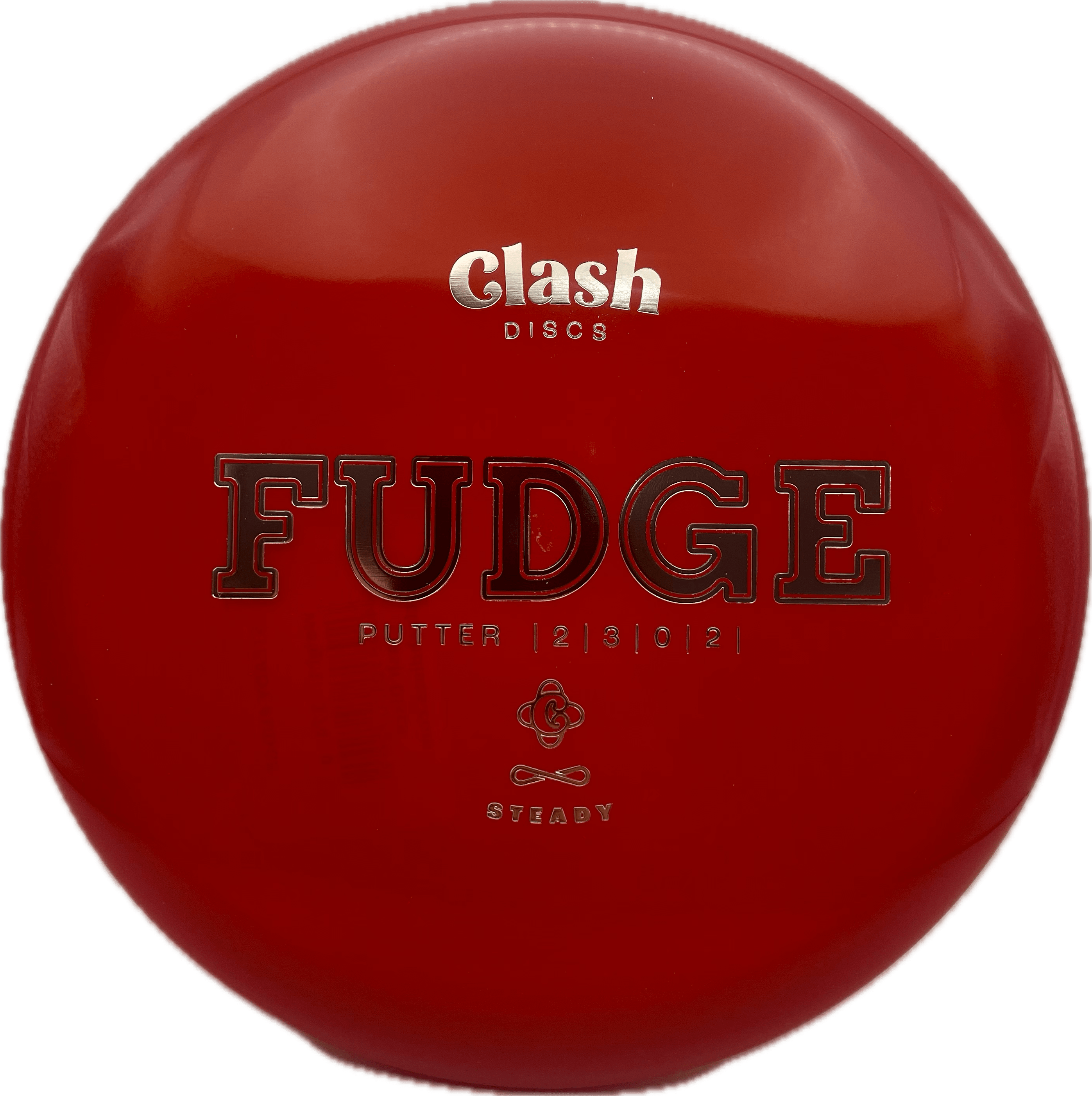 Clash Disc Clash Fudge, Steady, 174-175, Red, Silver Metallic