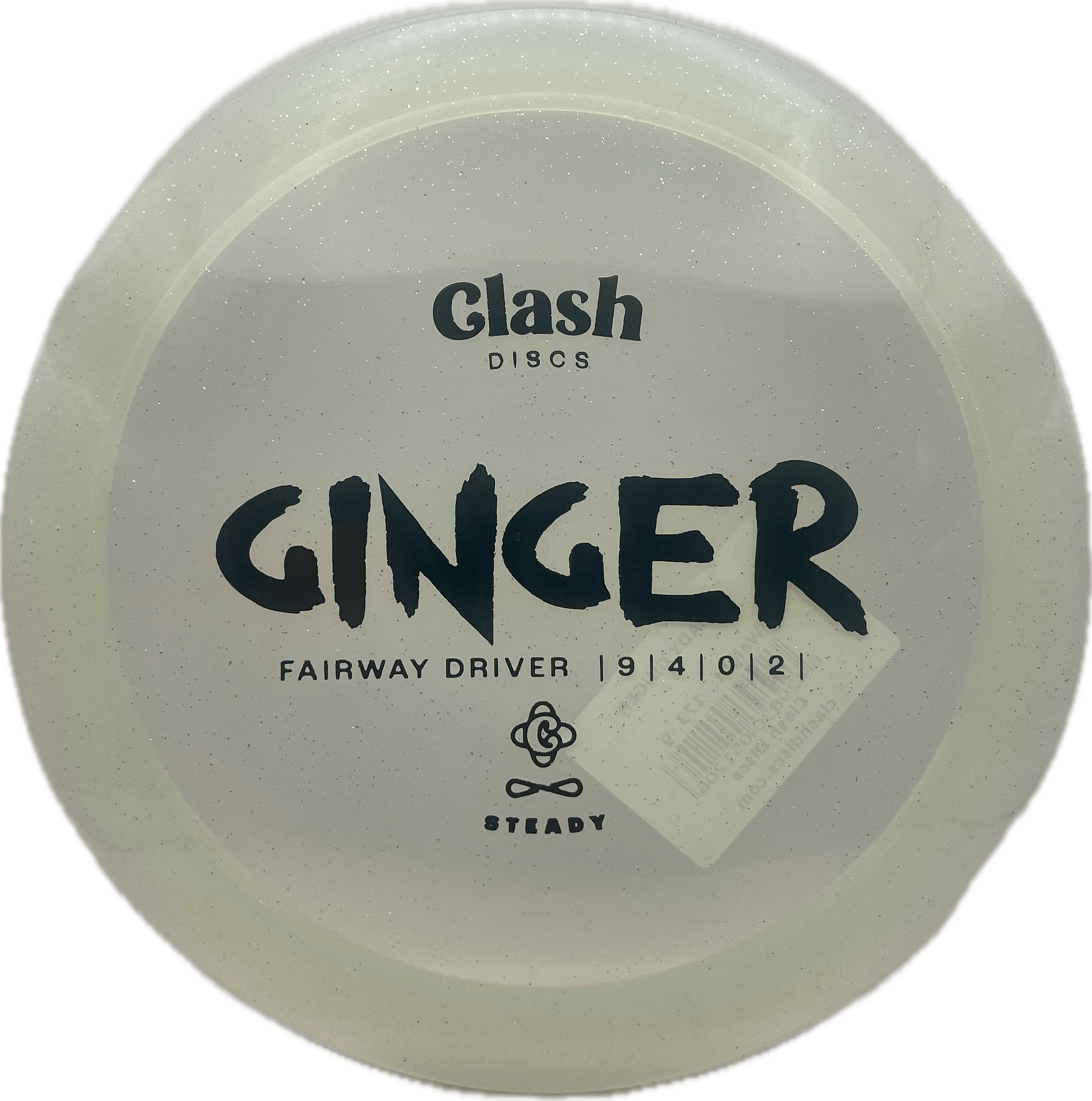 Clash Disc Clash Ginger, Steady, 173, Blueish-Clear, Black Matte