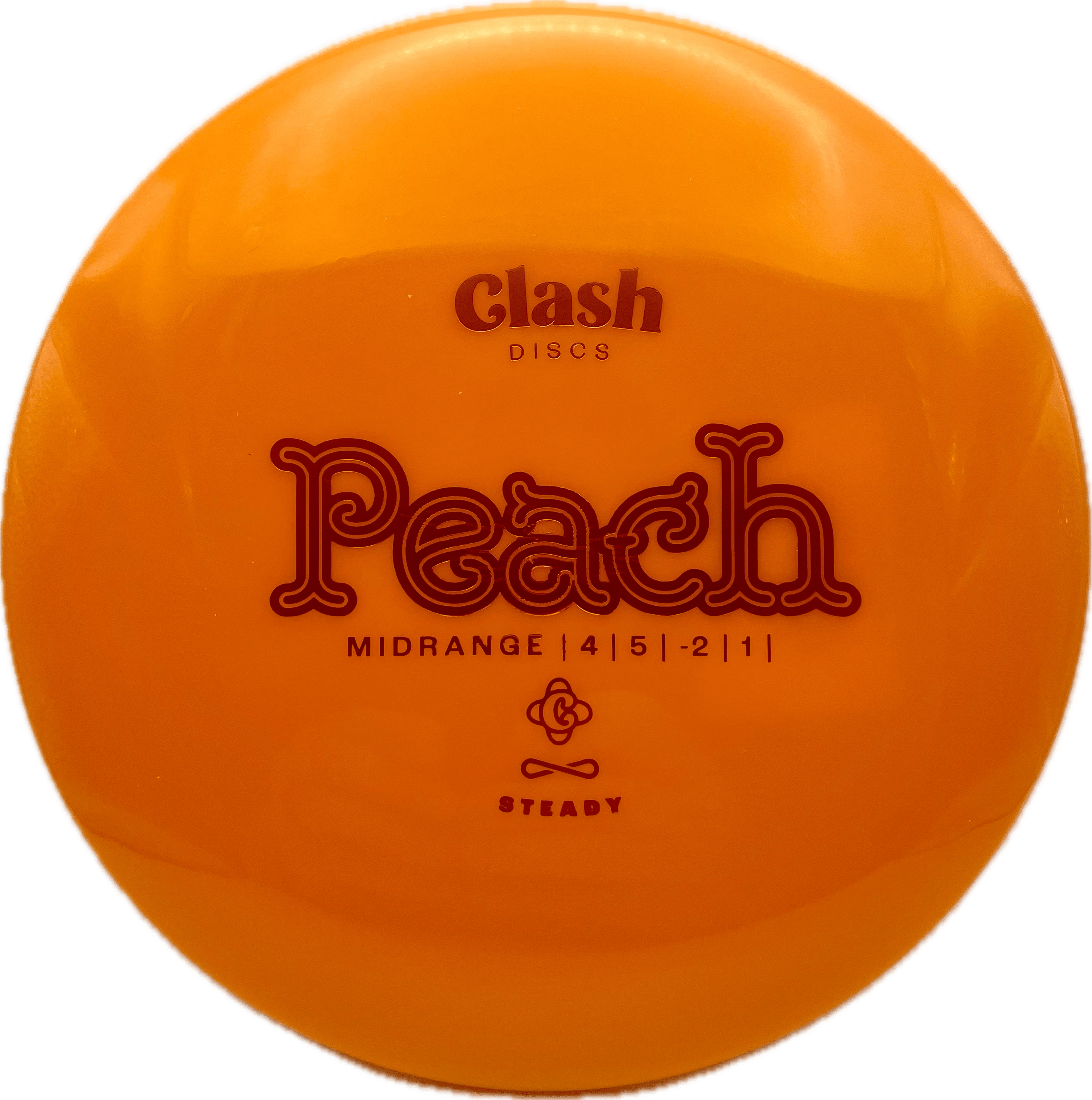 Clash Disc Clash Peach, Steady, 175-176, Orange, Bronze Metallic