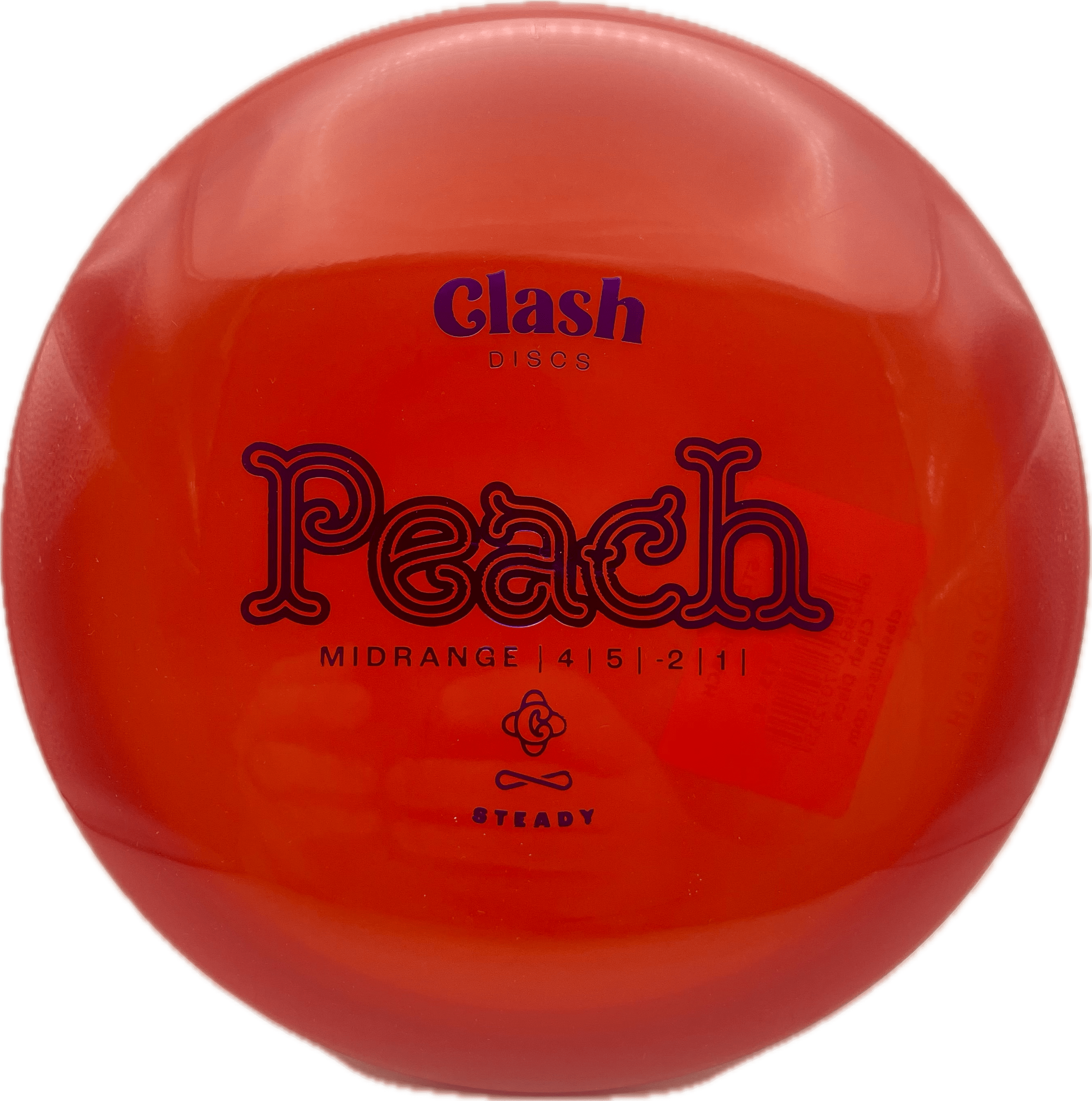 Clash Disc Clash Peach, Steady, 175-176, Red, Blue Metallic