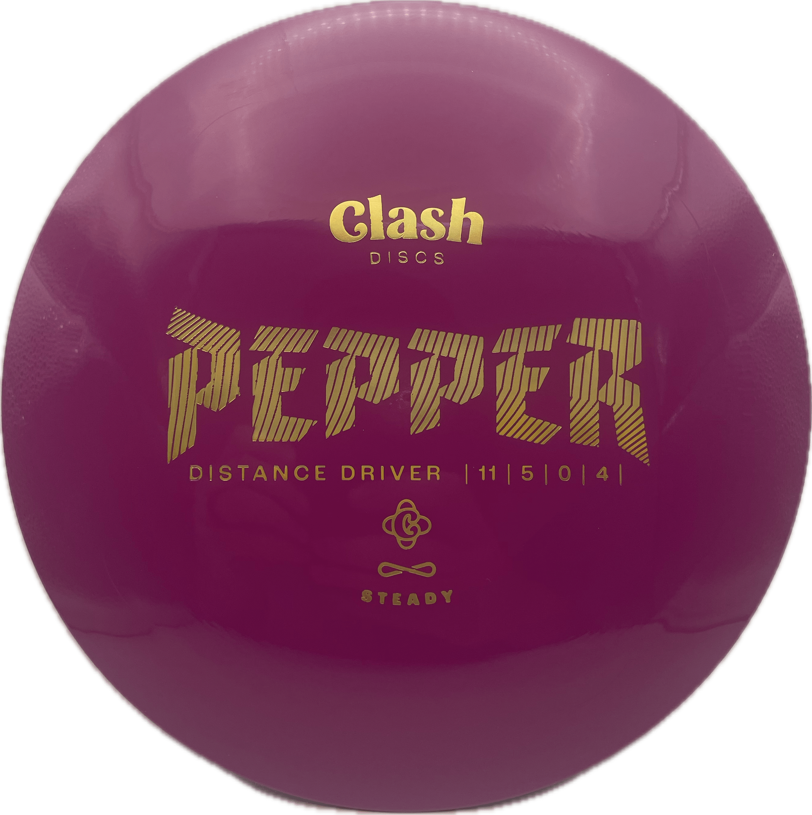 Clash Disc Clash Pepper, Steady, 175-176, Purple, Gold Metallic