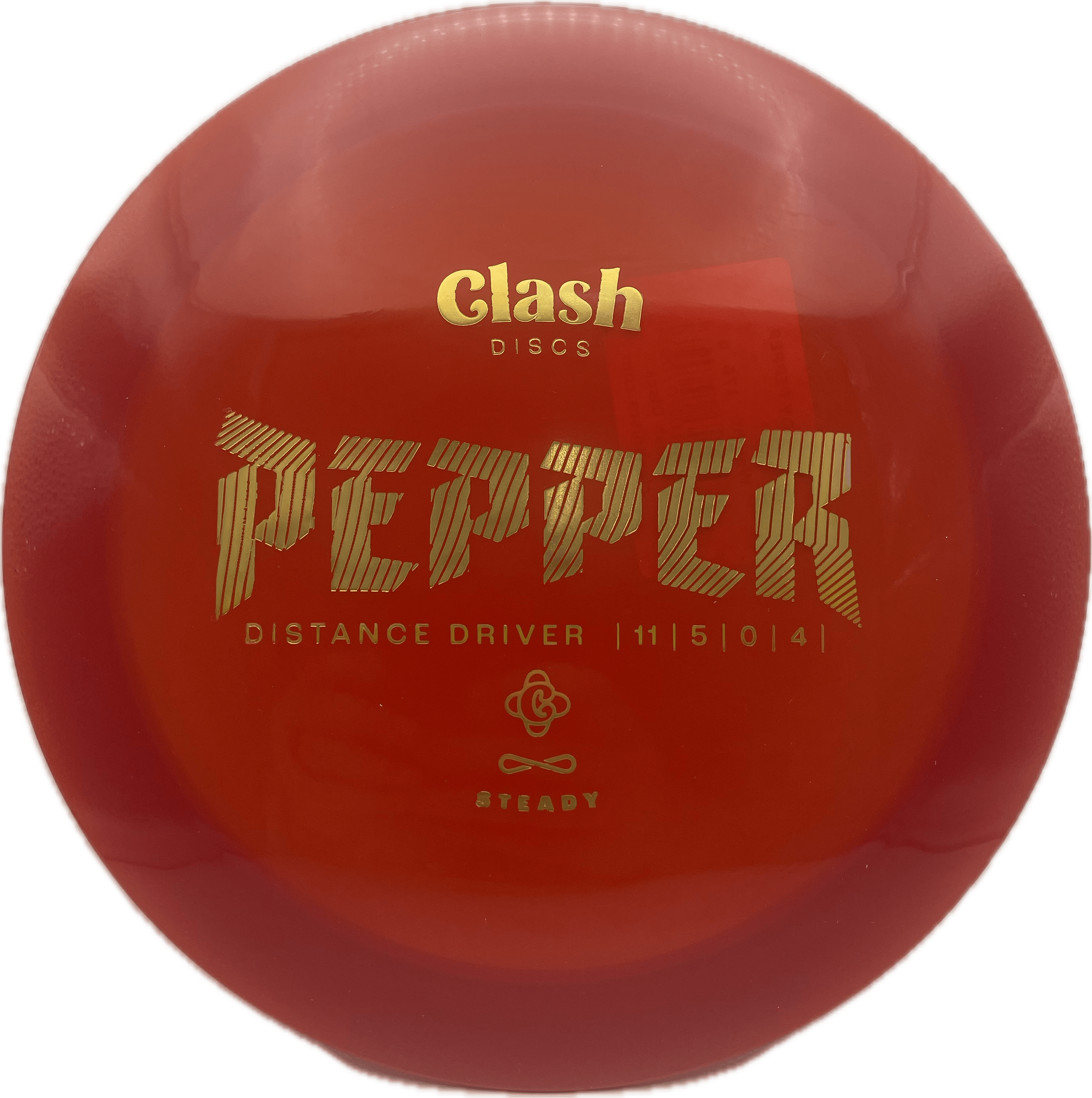 Clash Disc Clash Pepper, Steady, 176, Red, Gold Metallic