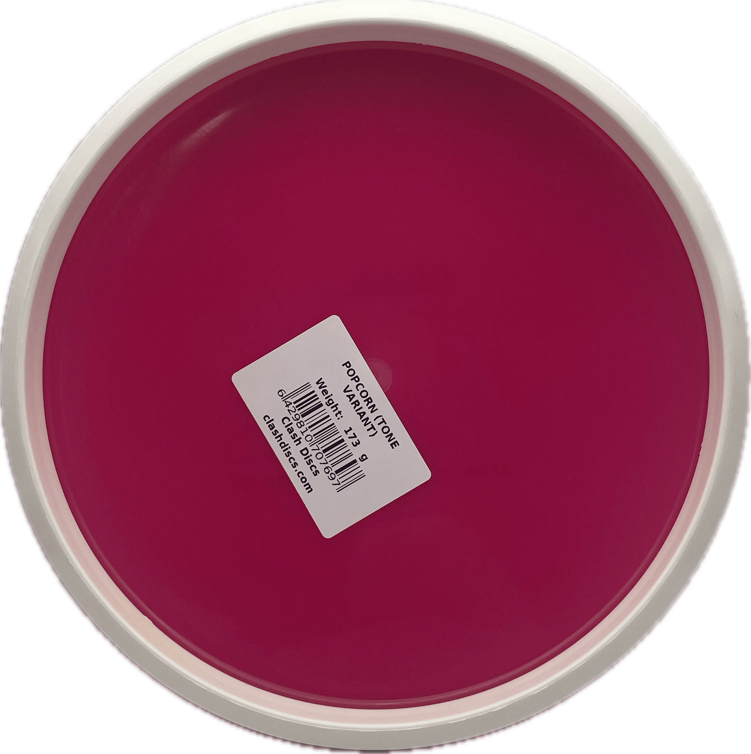 Clash Disc Clash Popcorn, TONE, 173, Bright Pink, White Bottom Rim