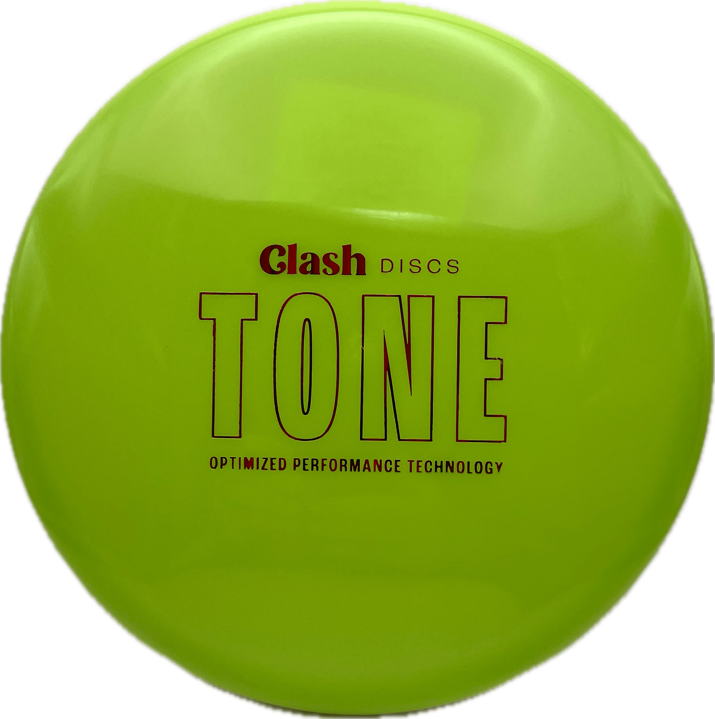 Clash Disc Clash Popcorn, TONE, 174, Dayglow Green, Light Pink Bottom Rim