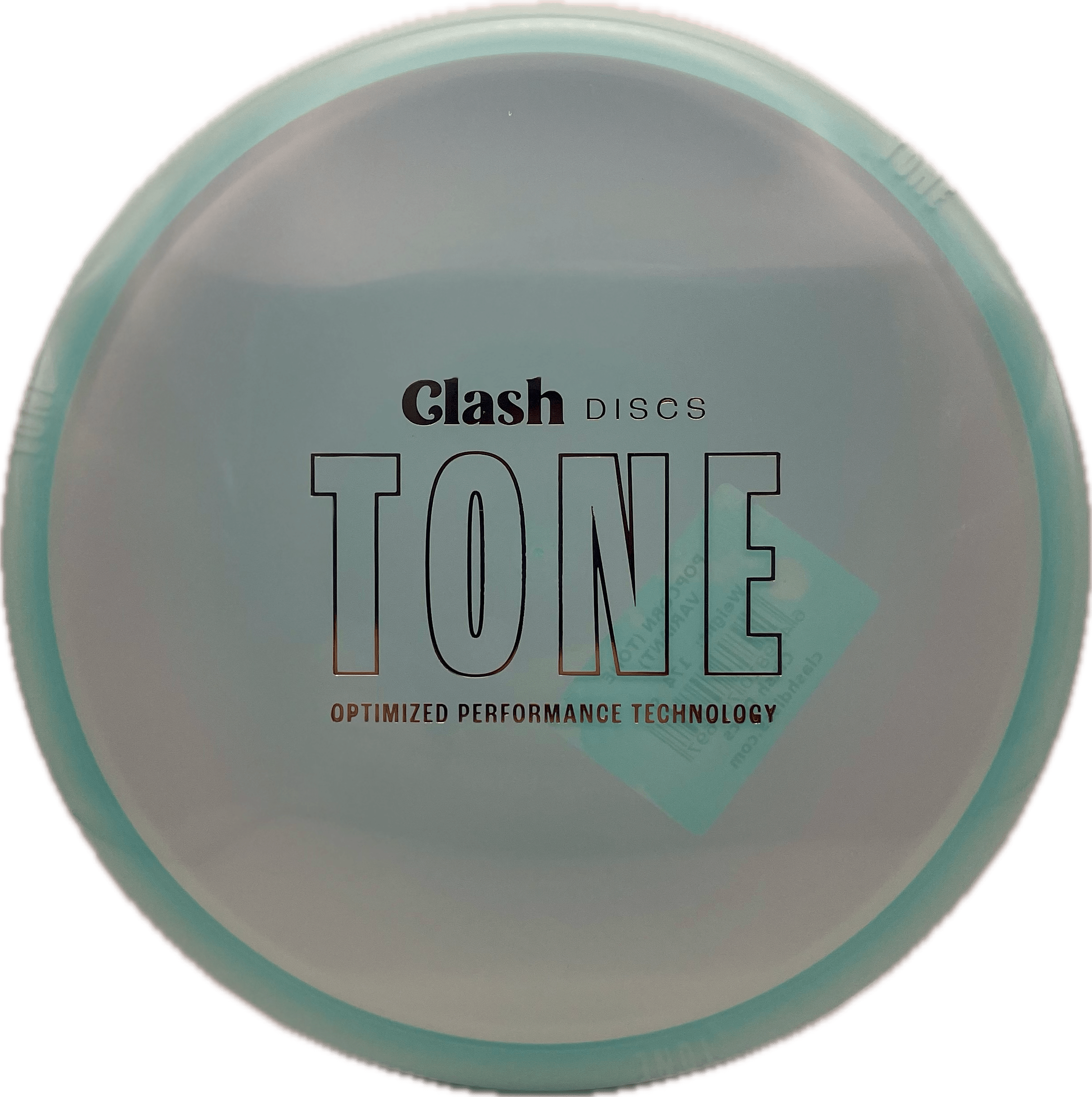 Clash Disc Clash Popcorn, TONE, 174, Ice Teal, White Bottom Rim