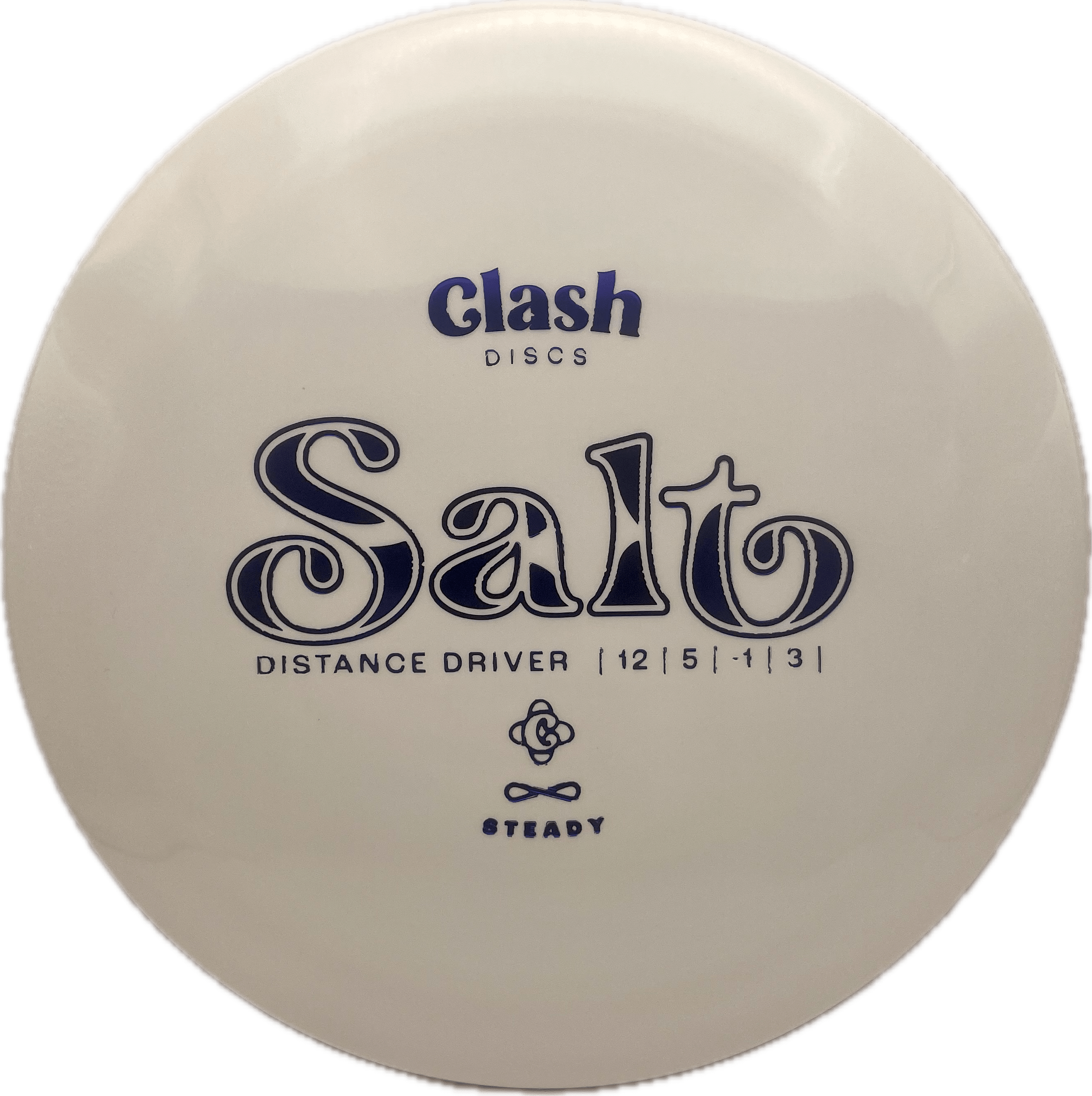 Clash Disc Clash Salt, Steady, 171-172, White, Blue Metallic