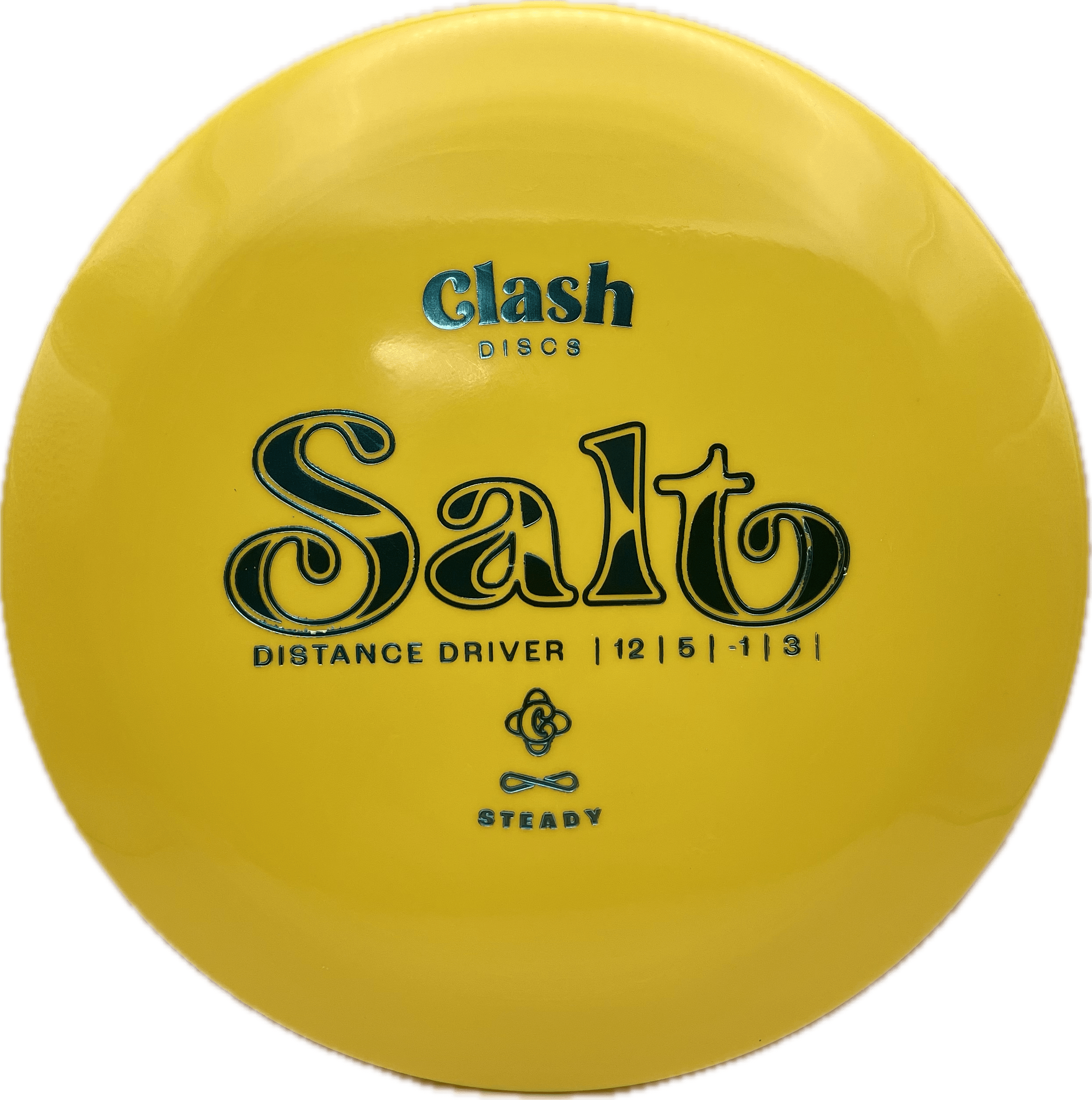 Clash Disc Clash Salt, Steady, 173, Yellow, Teal Metallic