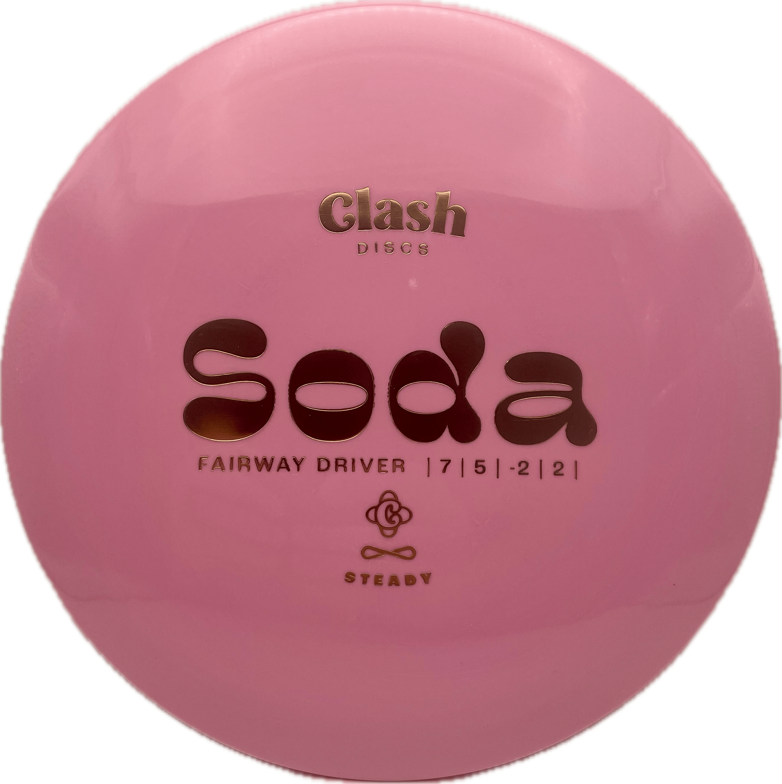 Clash Disc Clash Soda, Steady, 173-174, Pink, Gold Metallic