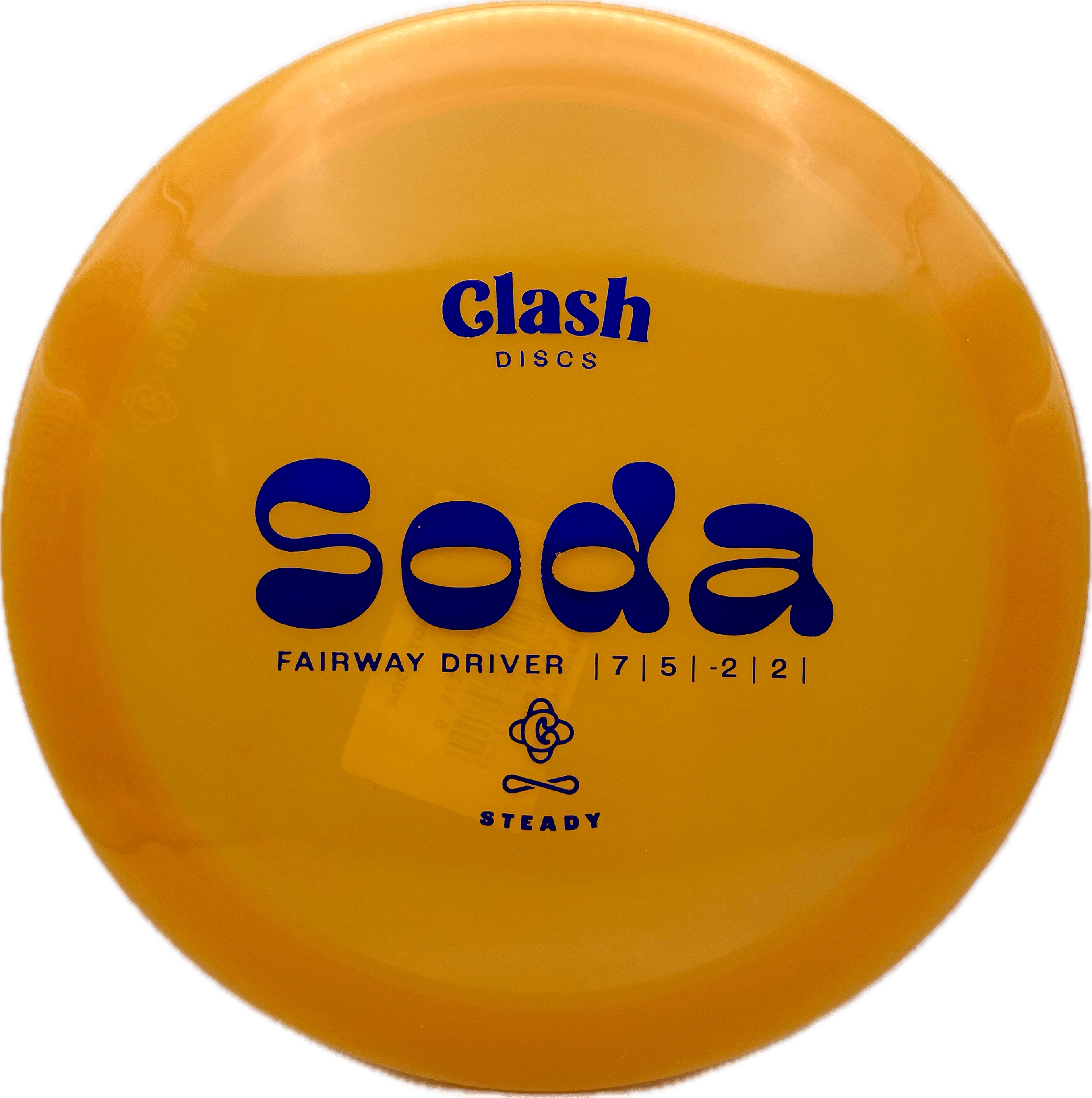 Clash Disc Clash Soda, Steady, 174-176, Orange, Blue Metallic