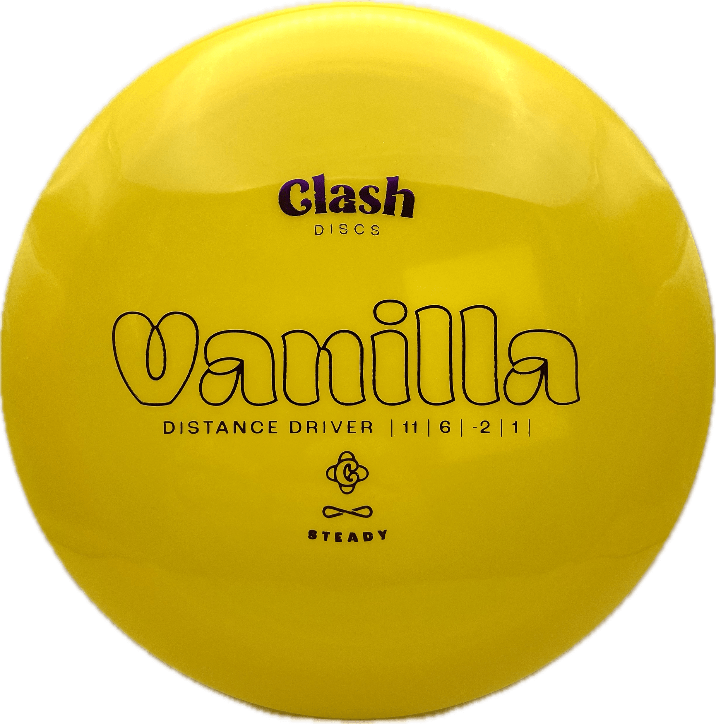 Clash Disc Clash Vanilla, Steady, 173-174, Yellow, Purple Metallic