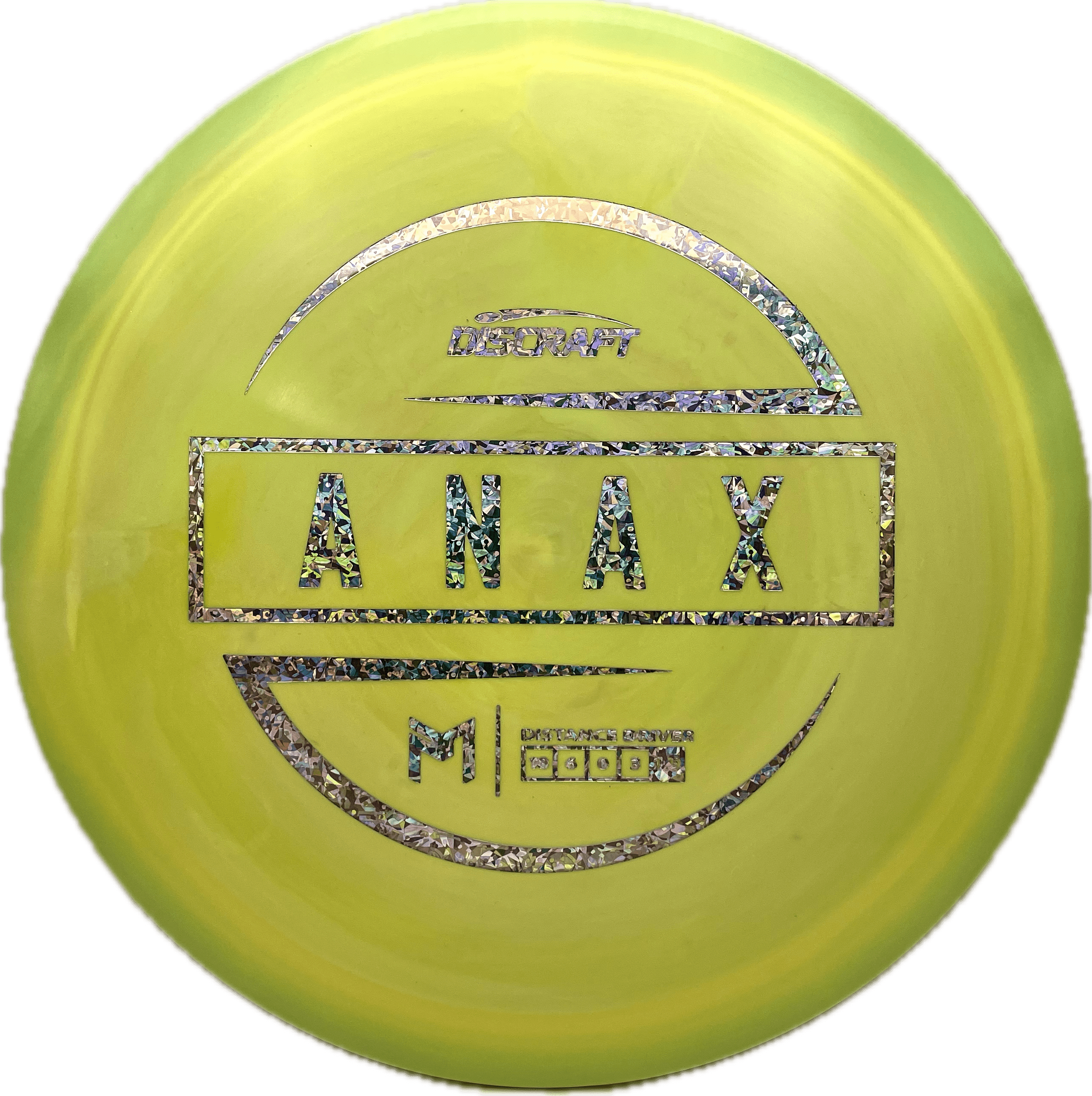 Discraft Disc Discraft Anax, ESP, 173-174, Green, Silver Mini Shatter