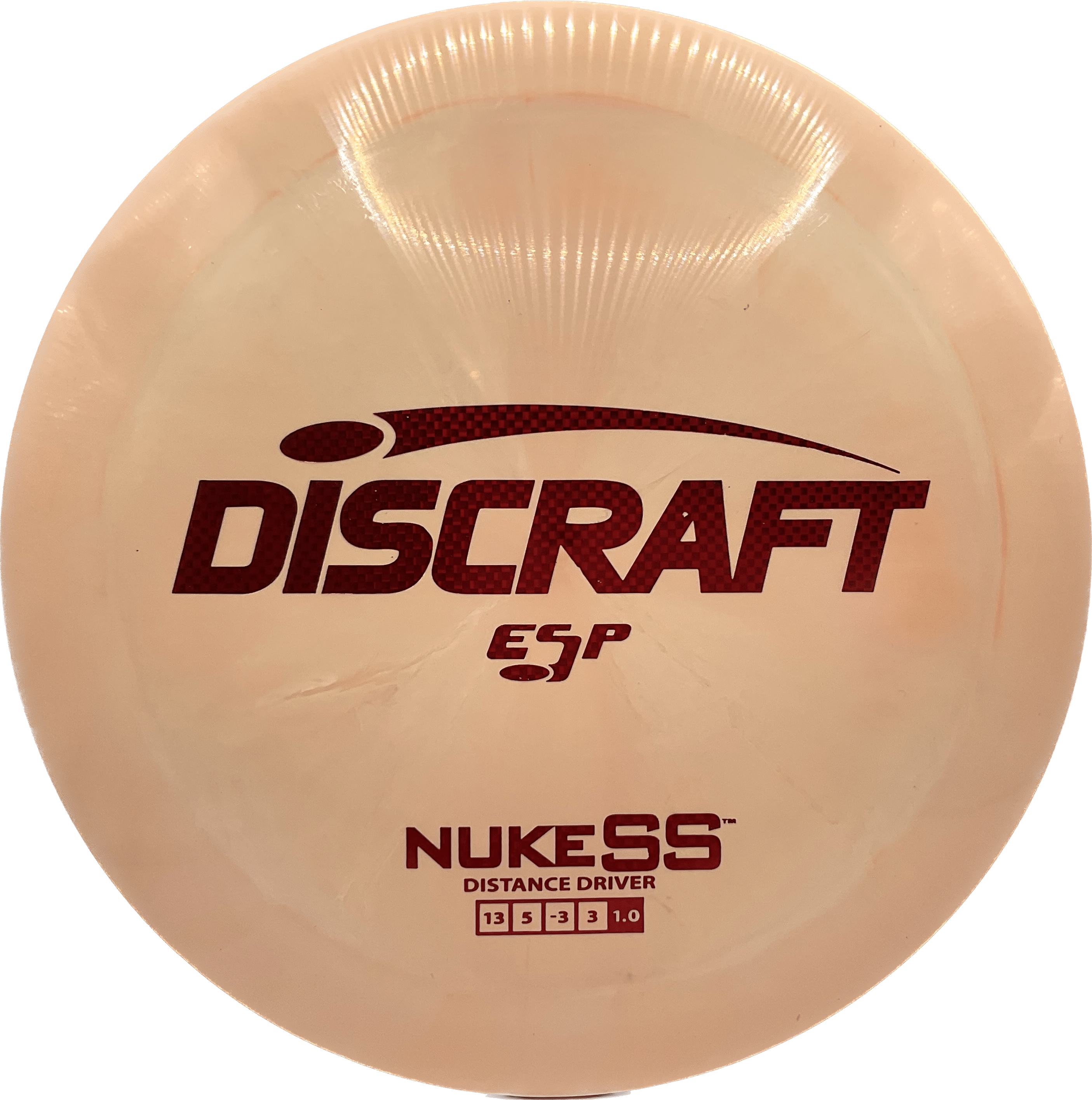 Discraft Disc Discraft Nuke SS, ESP, 173-174, Very Light Pink, Red Carbon Fiber
