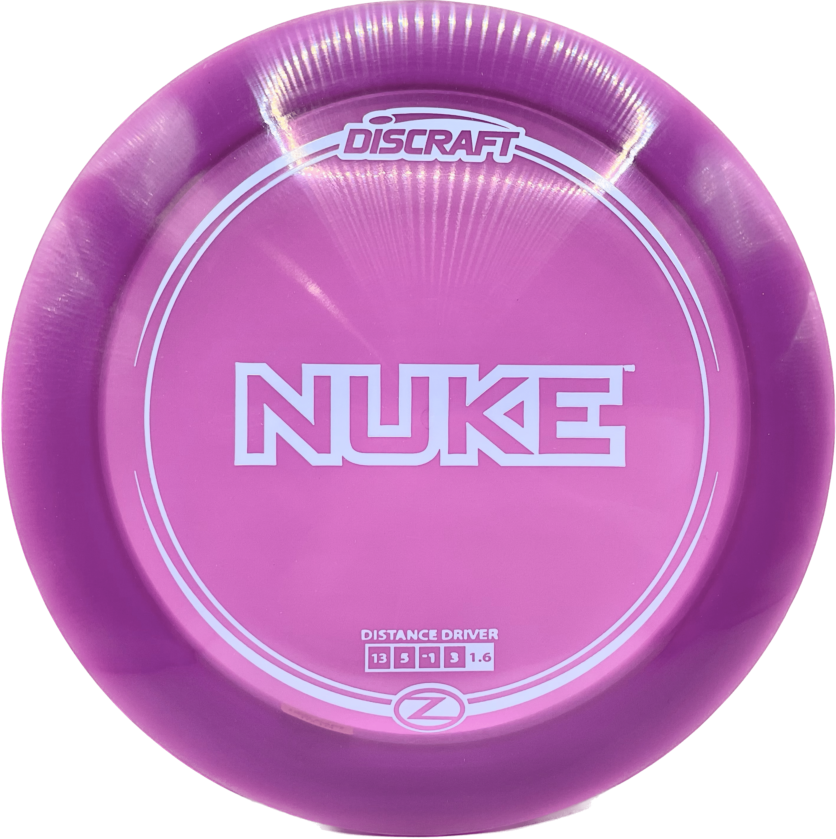 Discraft Disc Discraft Nuke, Z, 173-174, Purple, White Matte