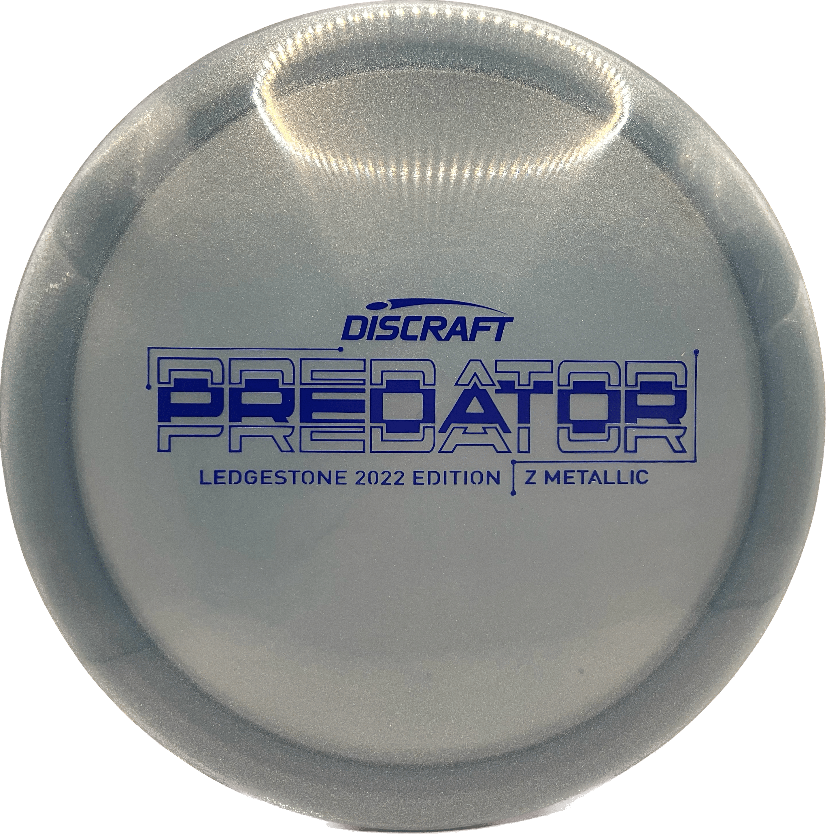 Discraft Disc Discraft Predator, Z Metallic, 173-174, Grey, Blue Matte