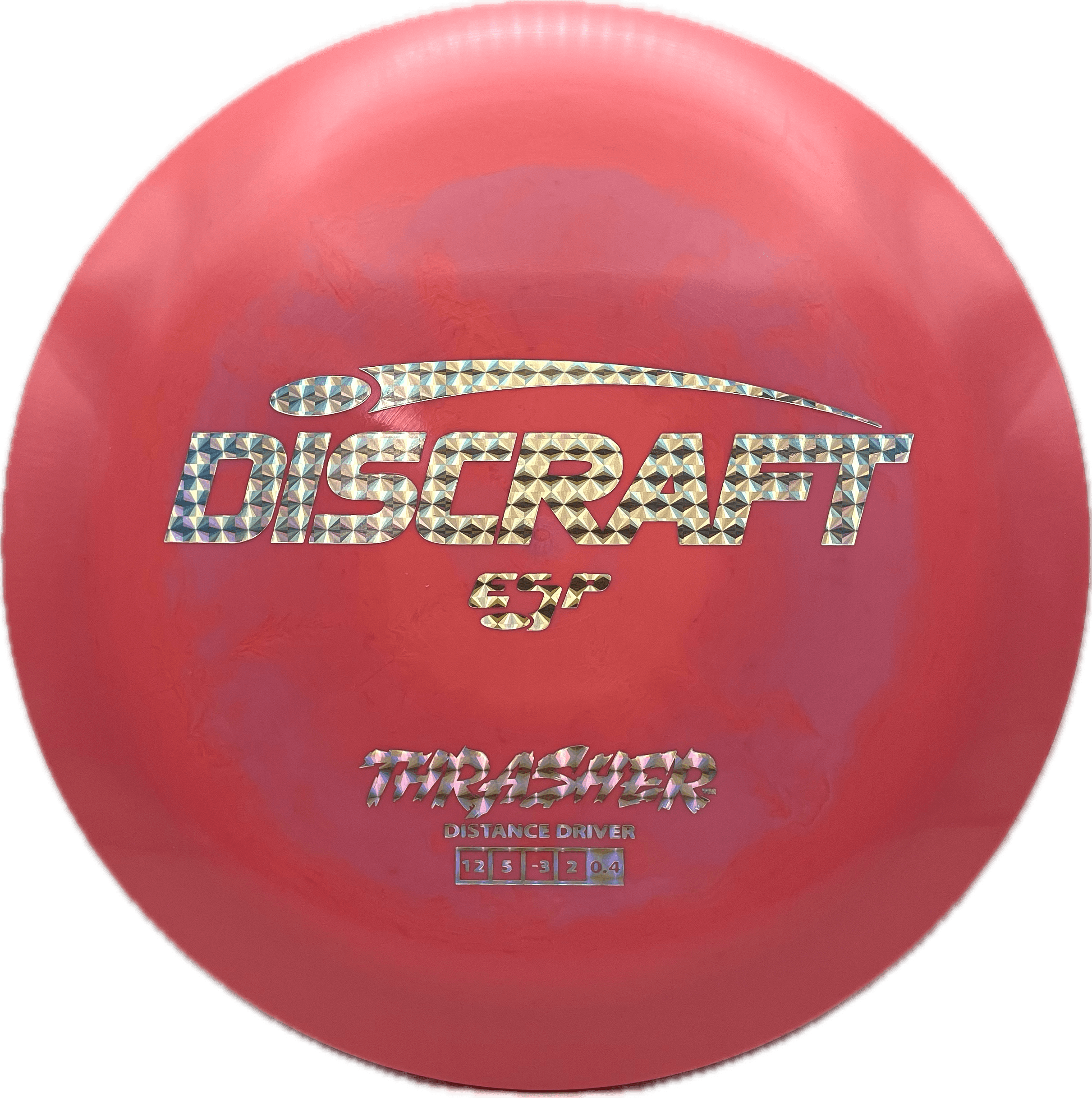 Discraft Disc Discraft Thrasher, ESP, 170-172, Pinkish-Red, Silver Disco