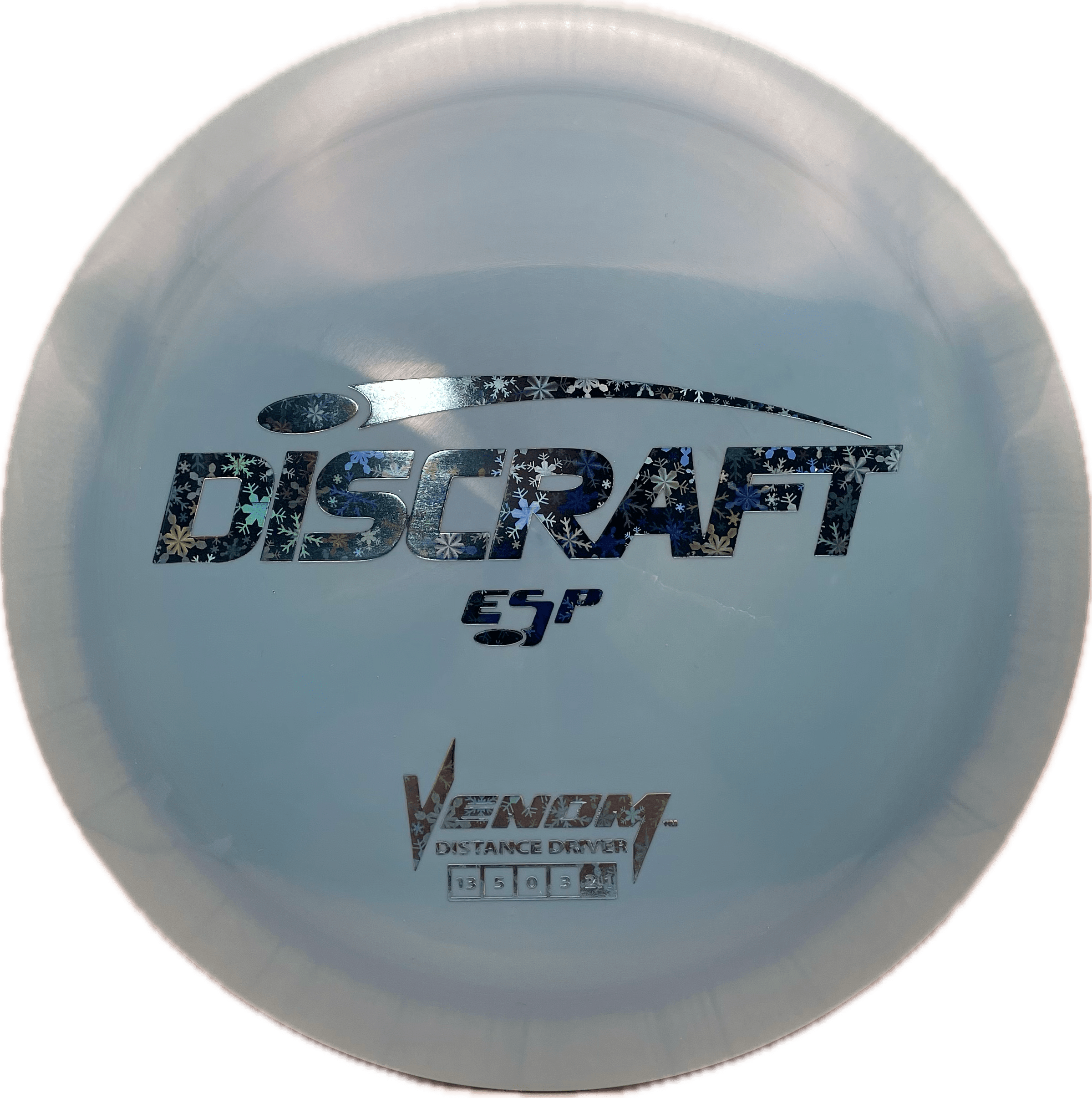 Discraft Disc Discraft Venom, ESP, 167-169, Blue, Snowflakes