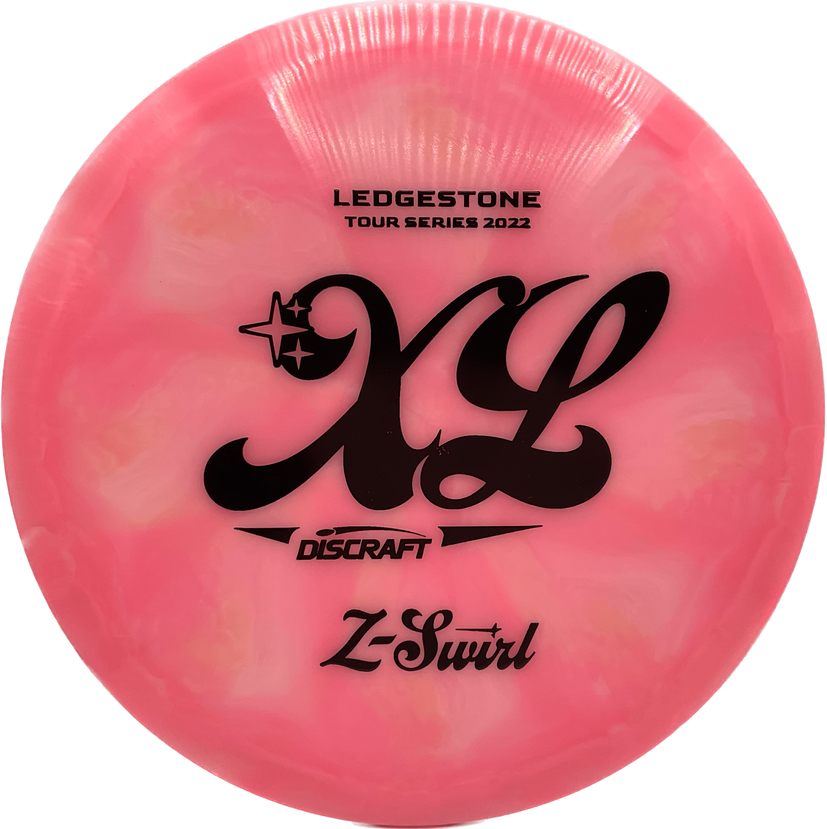 Discraft Disc Discraft XL, Z-Swirl, 170-172, Rose Pink, Black Matte
