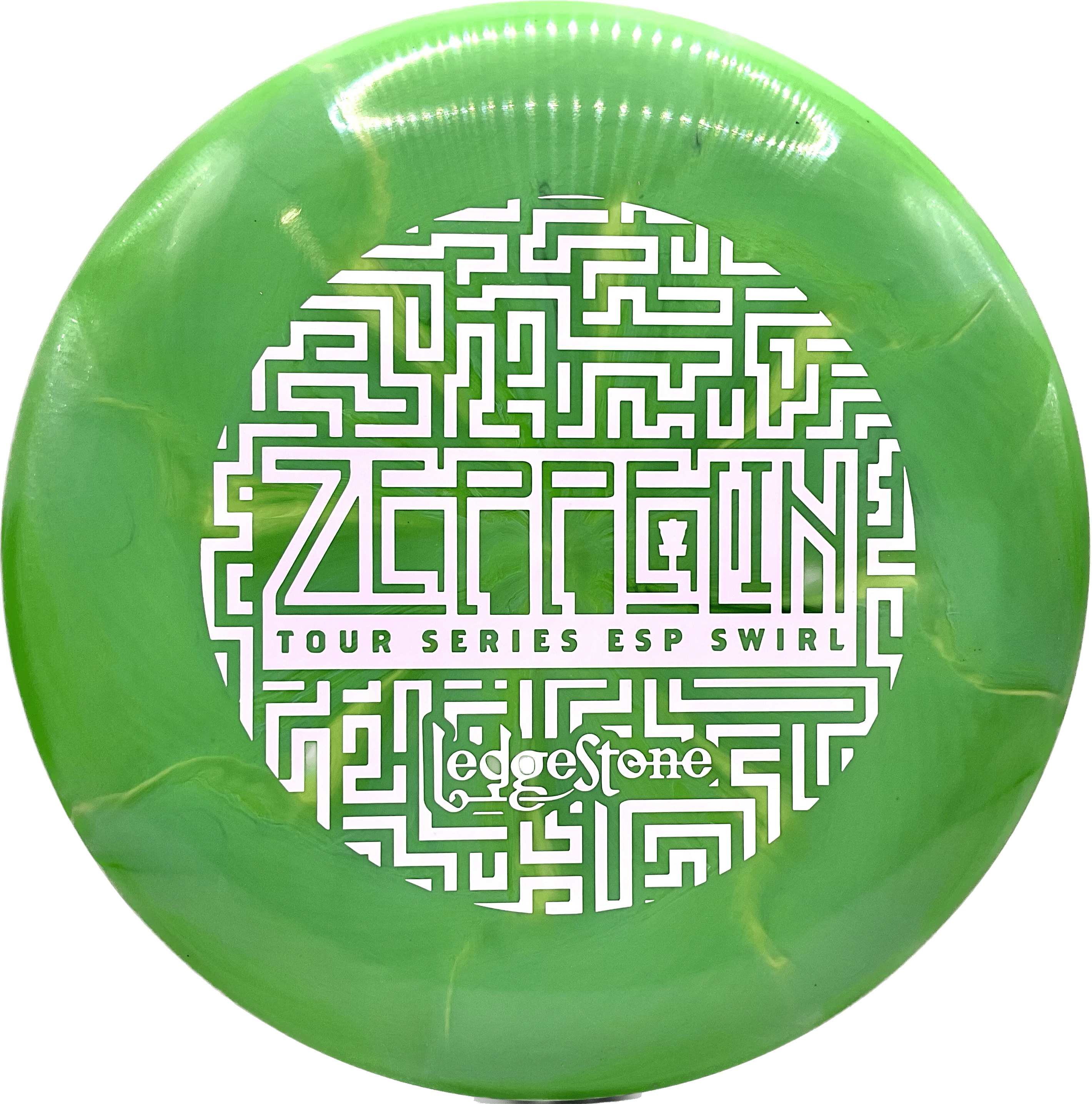 Discraft Disc Discraft Zeppelin, ESP Swirl, 177+, Dark Green Swirl, White Matte