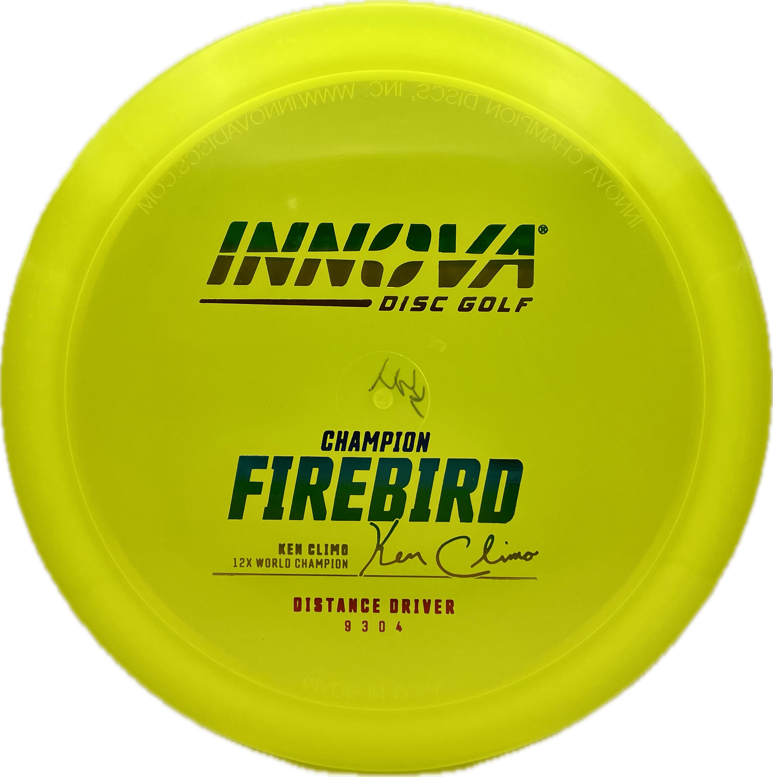 Innova Disc Innova Firebird, Champion, 170-175, Dayglow Green, Rainbow Metallic