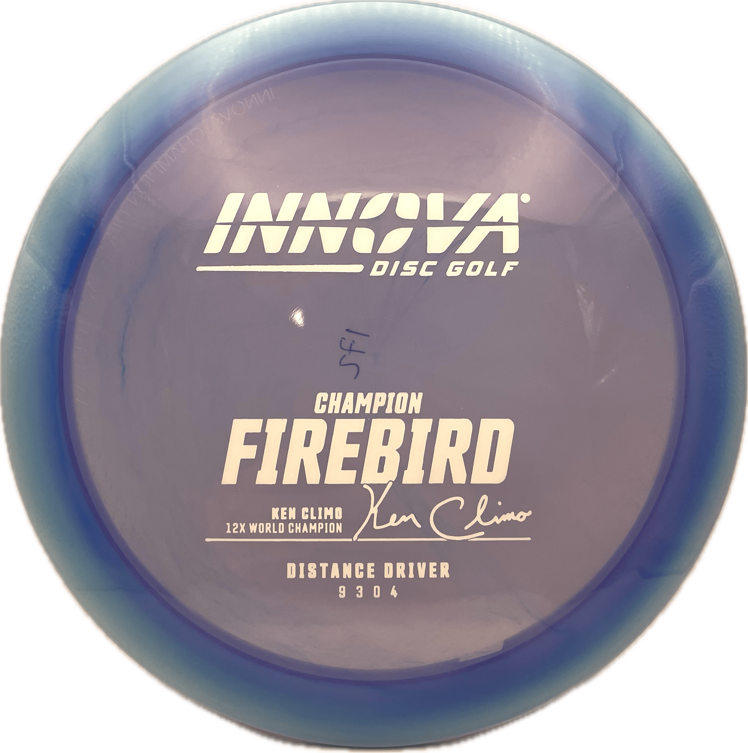 Innova Disc Innova Firebird, Champion, 170-175, Purple to Blue Fade, White Matte