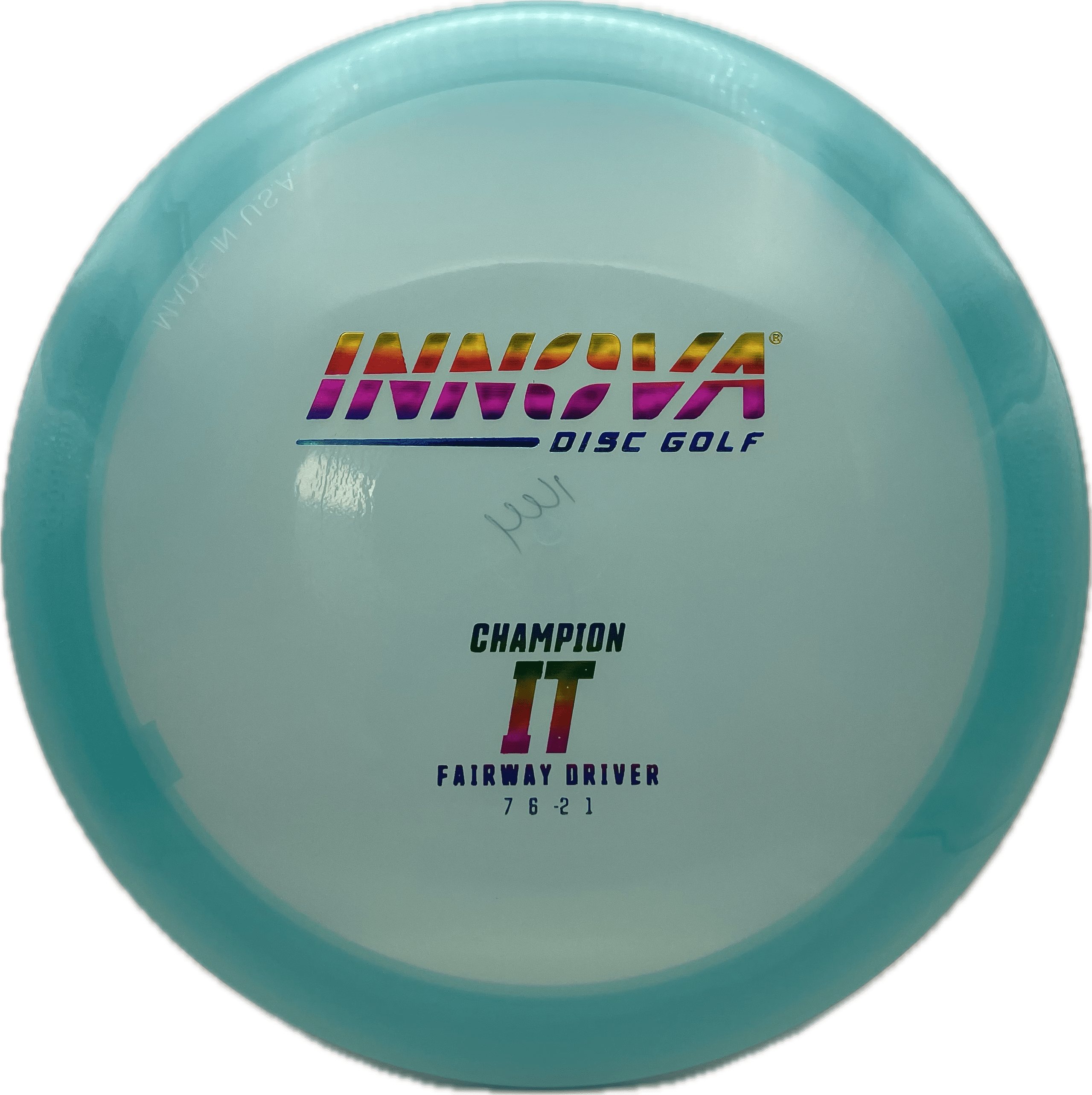 Innova Disc Innova IT, Champion, 160-164, Bright Blue, Rainbow Metallic