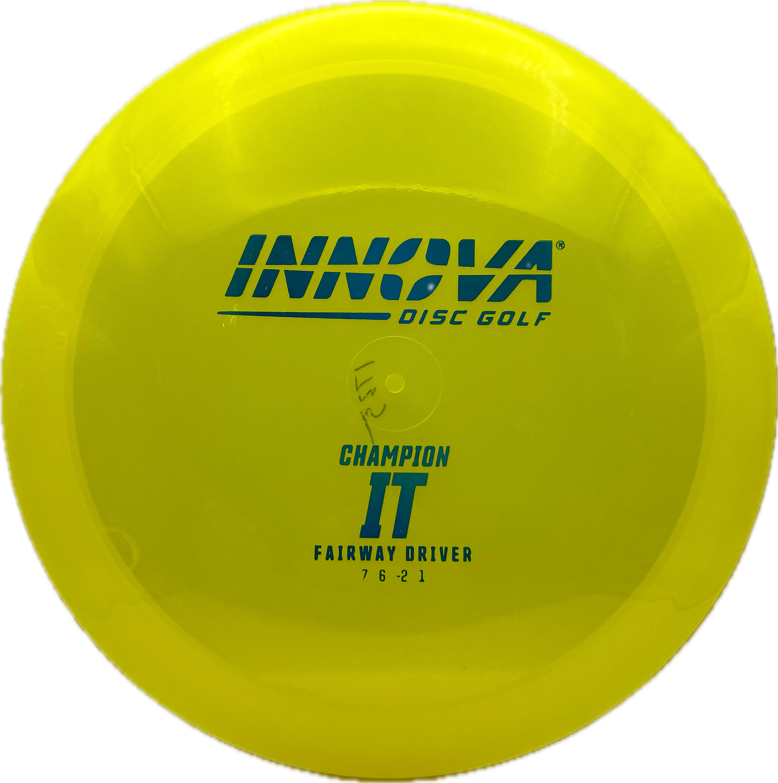 Innova Disc Innova IT, Champion, 170-175, Dayglow Yellow, Blue Metallic