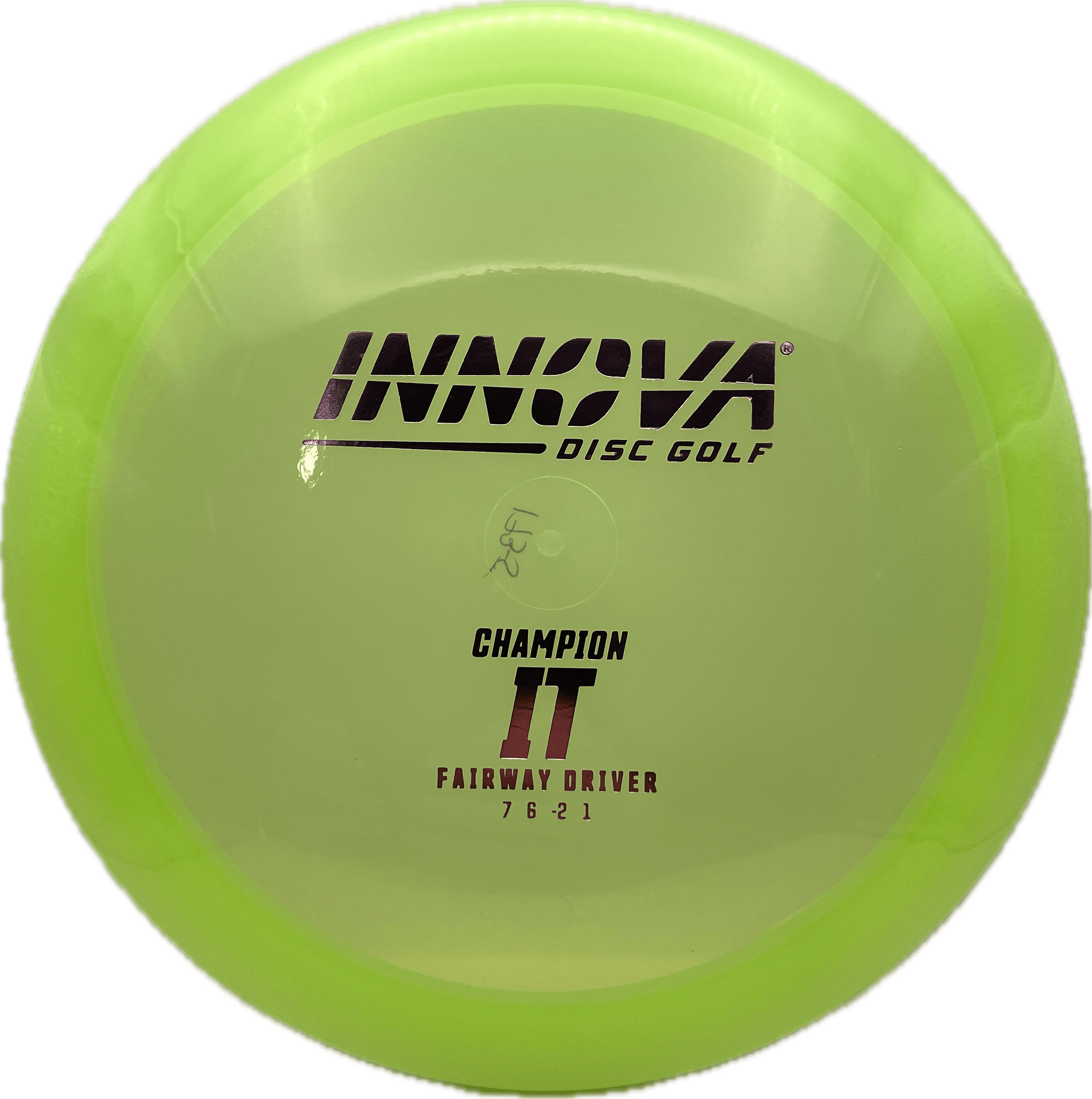 Innova Disc Innova IT, Champion, 170-175, Lime Green, Purple Metallic