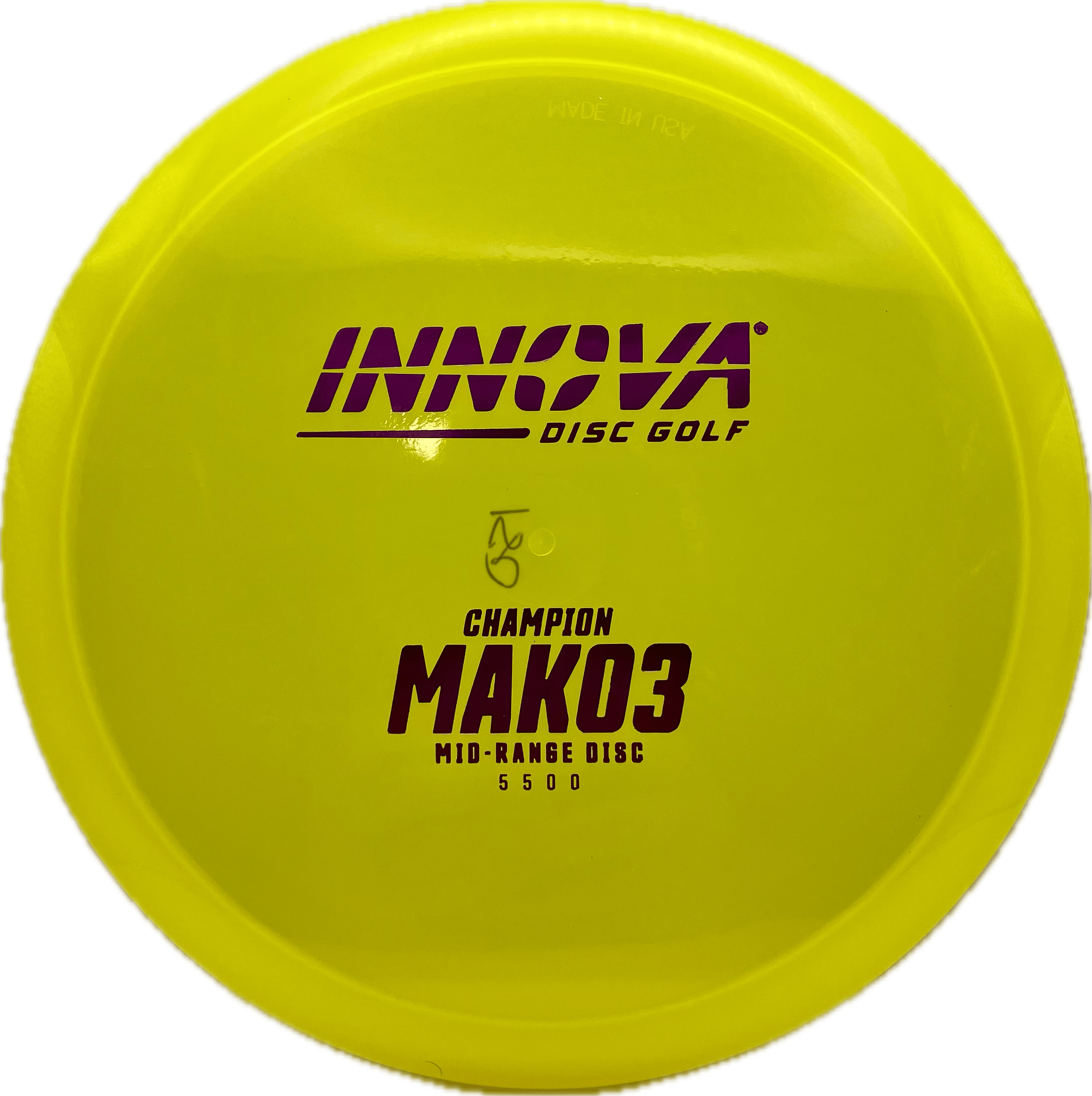 Innova Disc Innova Mako3, Champion, 180, Yellow, Purple Metallic
