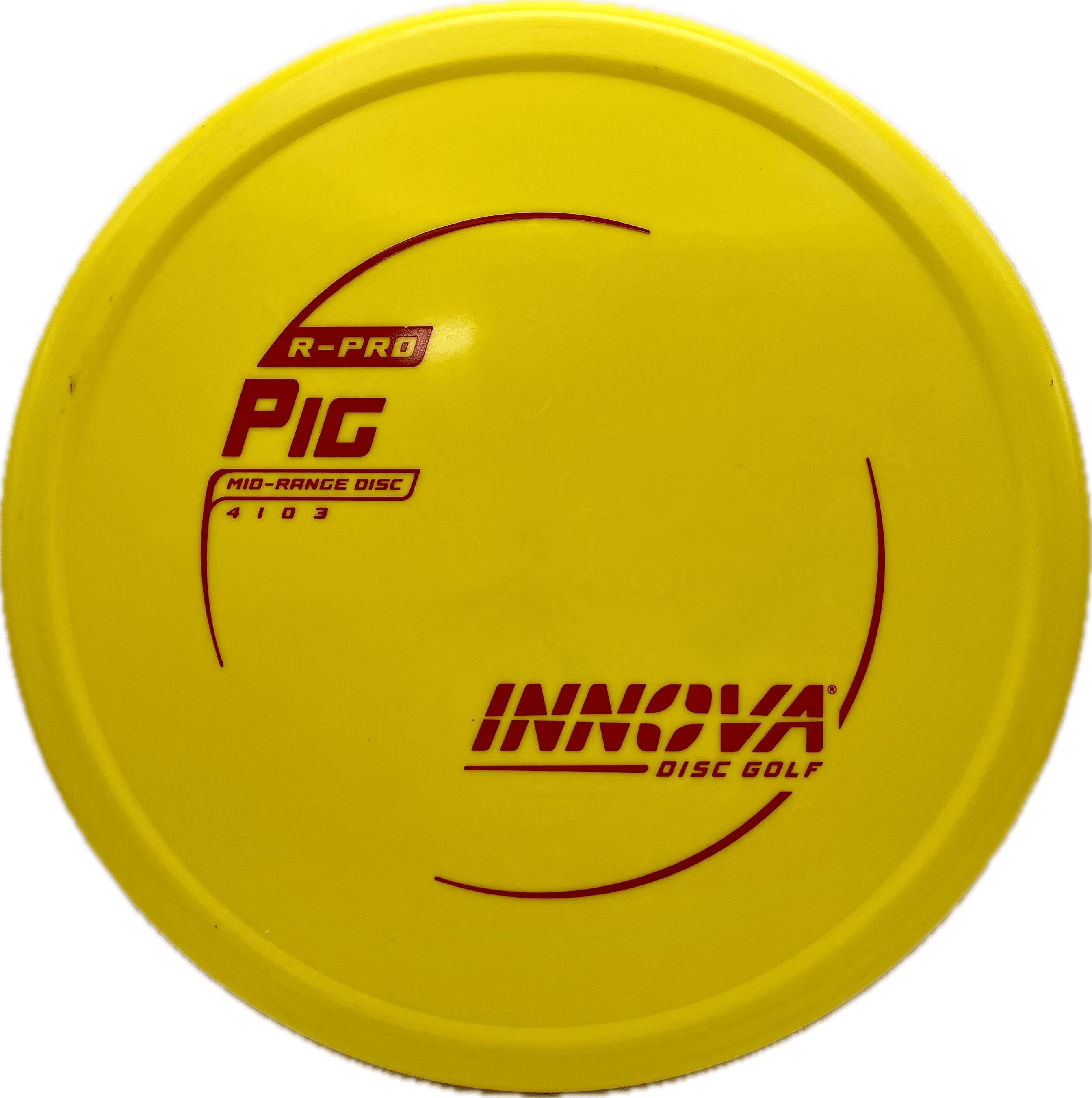 Innova Disc Innova Pig, R-Pro, 175, Yellow, Red Matte