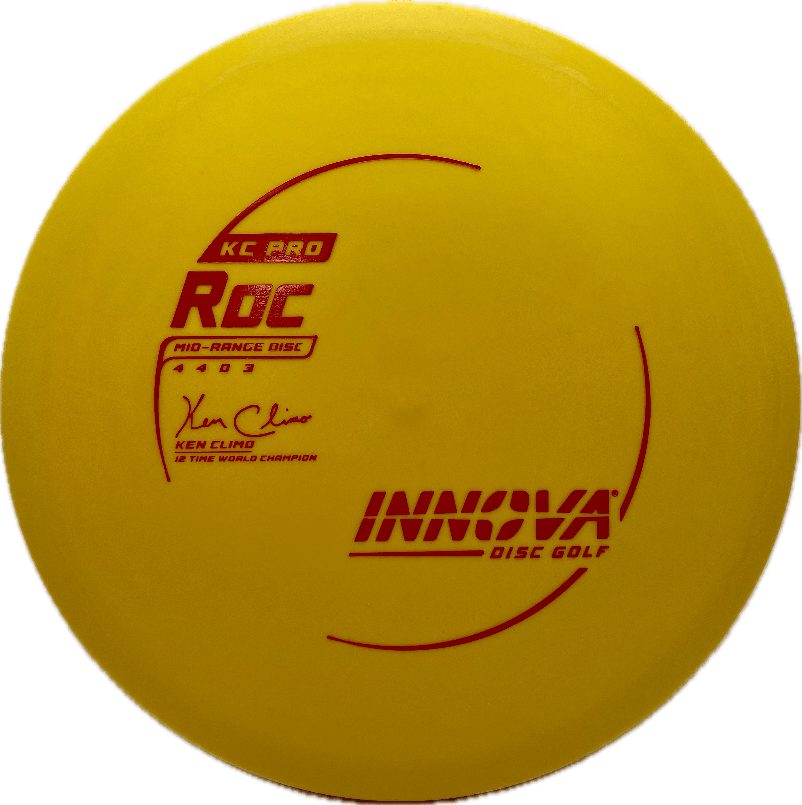 Innova Disc Innova Roc, KC Pro, 176, Mustard Yellow, Red Matte