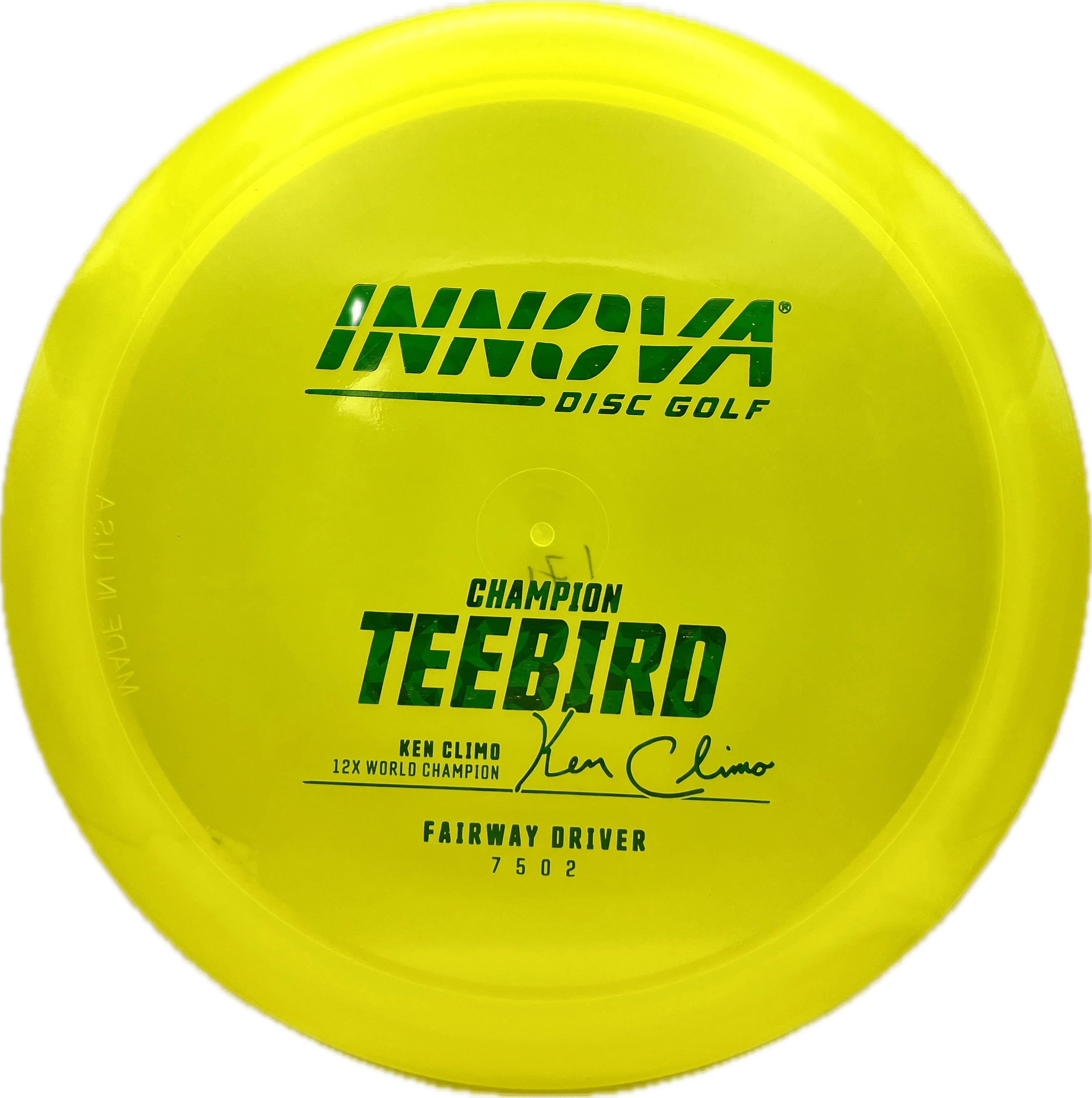 Innova Disc Innova Teebird, Champion, 171, Dayglow, Green Shatter