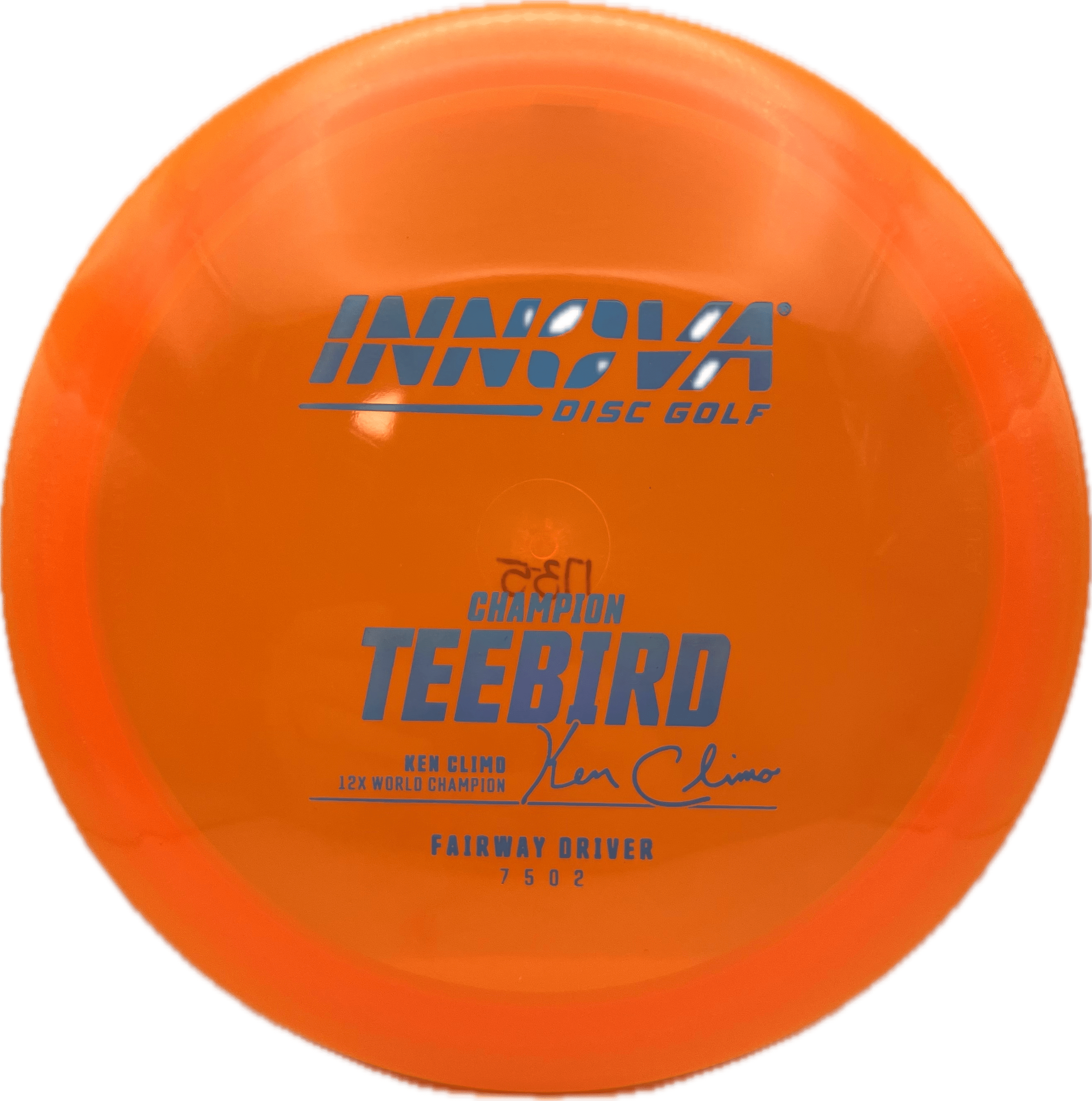 Innova Disc Innova Teebird, Champion, 173-175, Orange, Blue Metallic