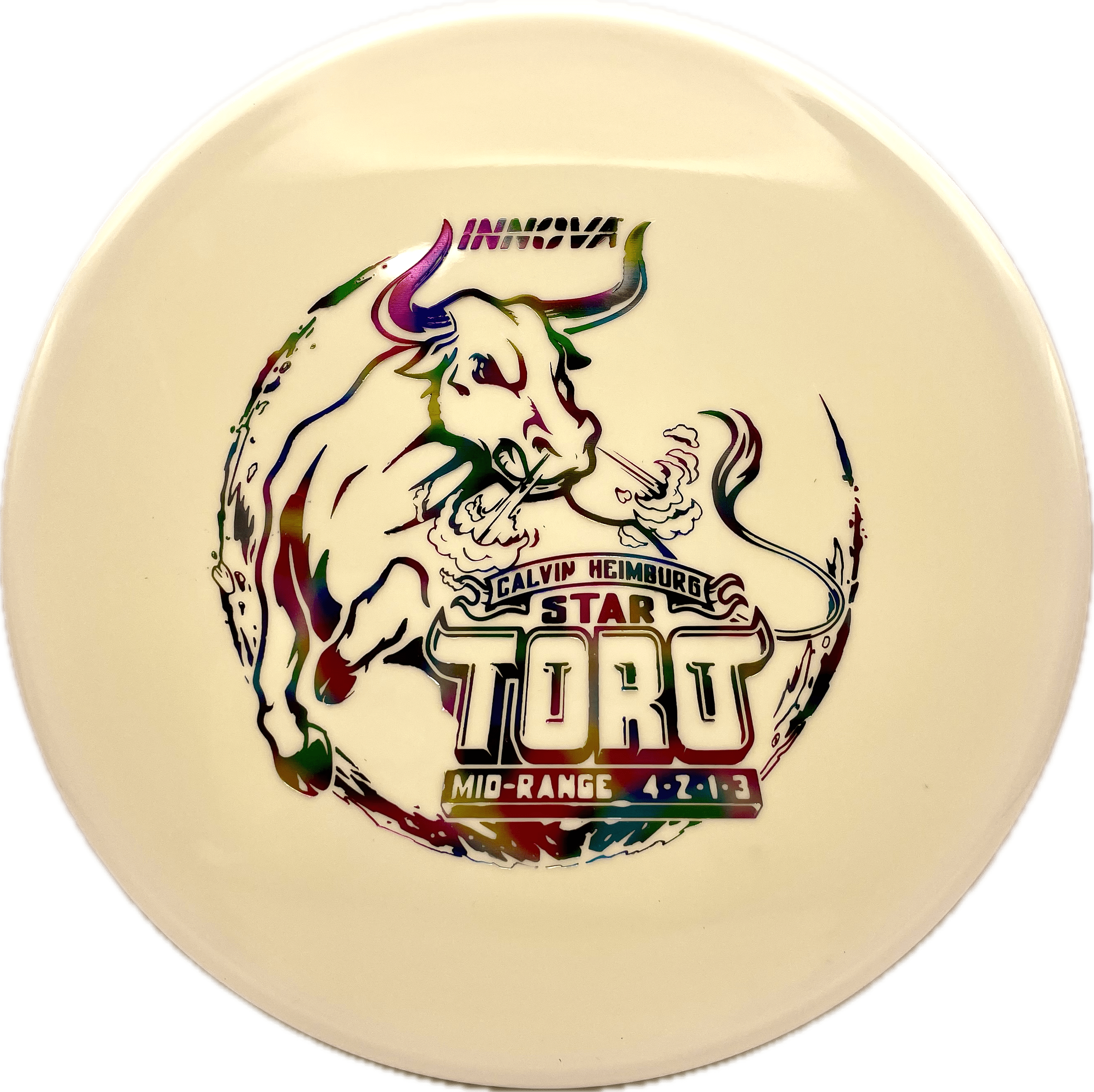 Innova Disc Innova Toro, Star, 173-175, White, Rainbow Jellybean