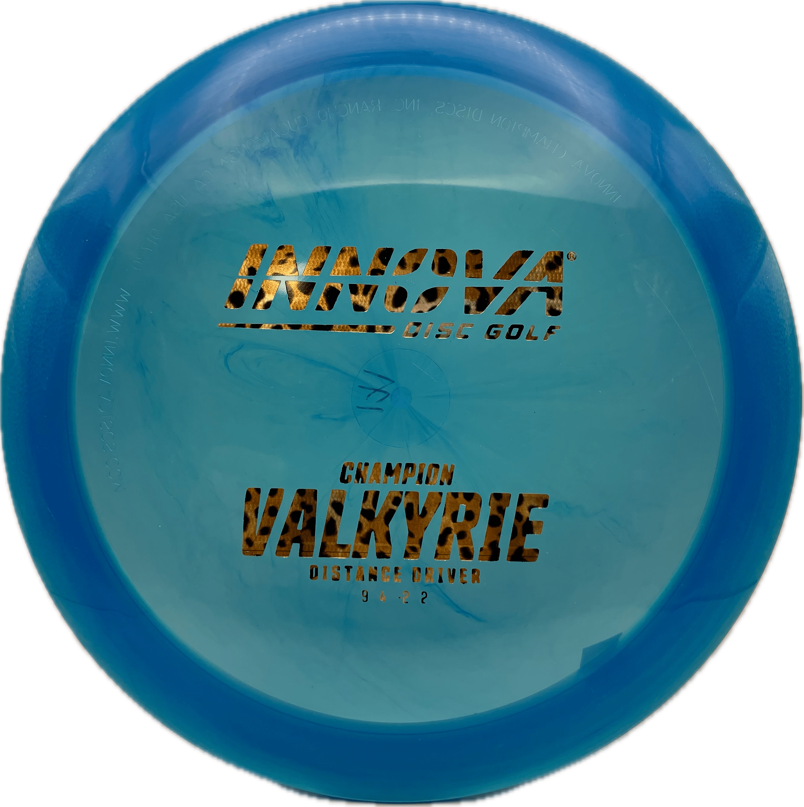 Innova Disc Innova Valkyrie, Champion, 171, Blue, Cheetah Print