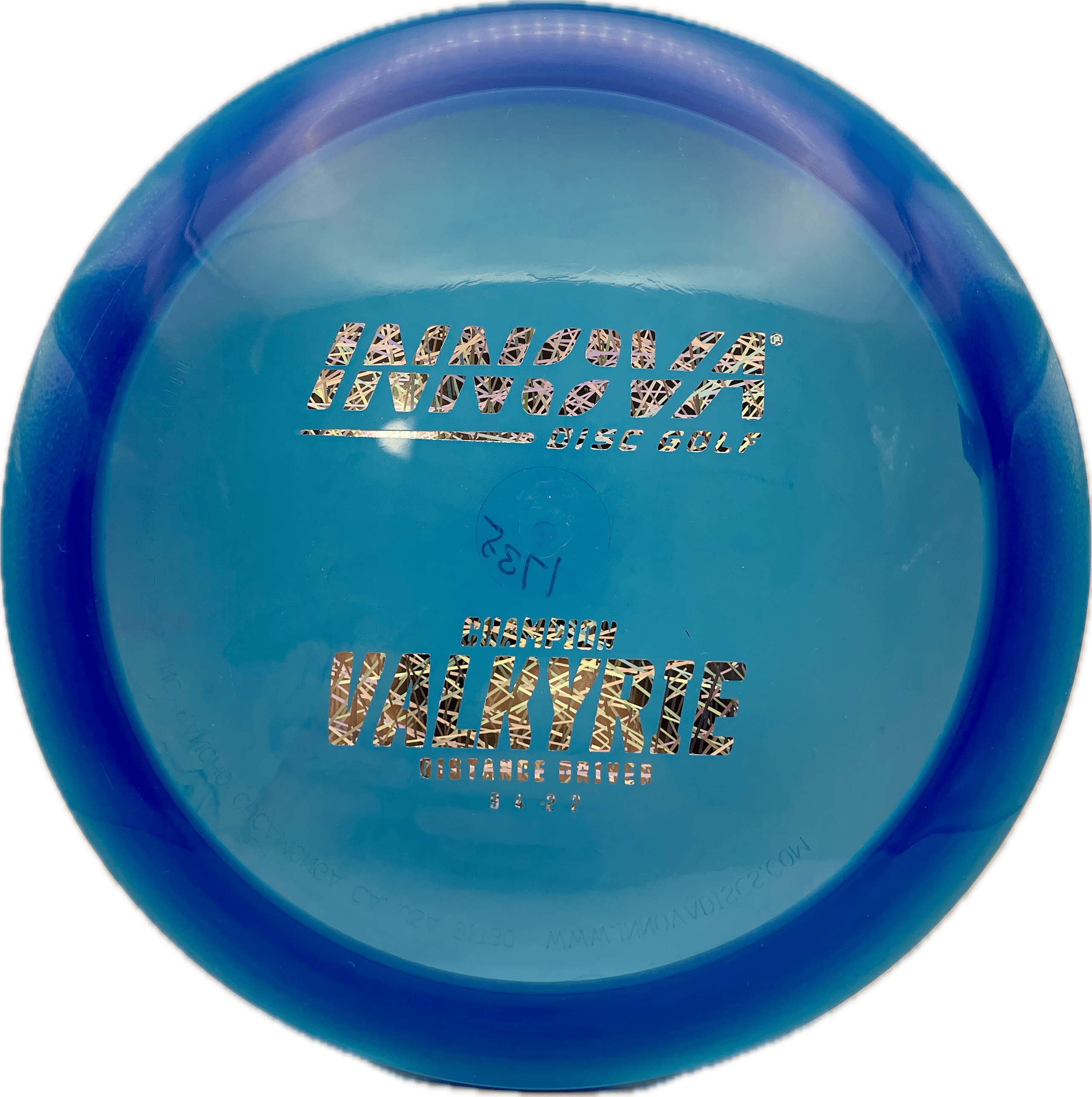 Innova Disc Innova Valkyrie, Champion, 173-175, Blue, Silver Scratches