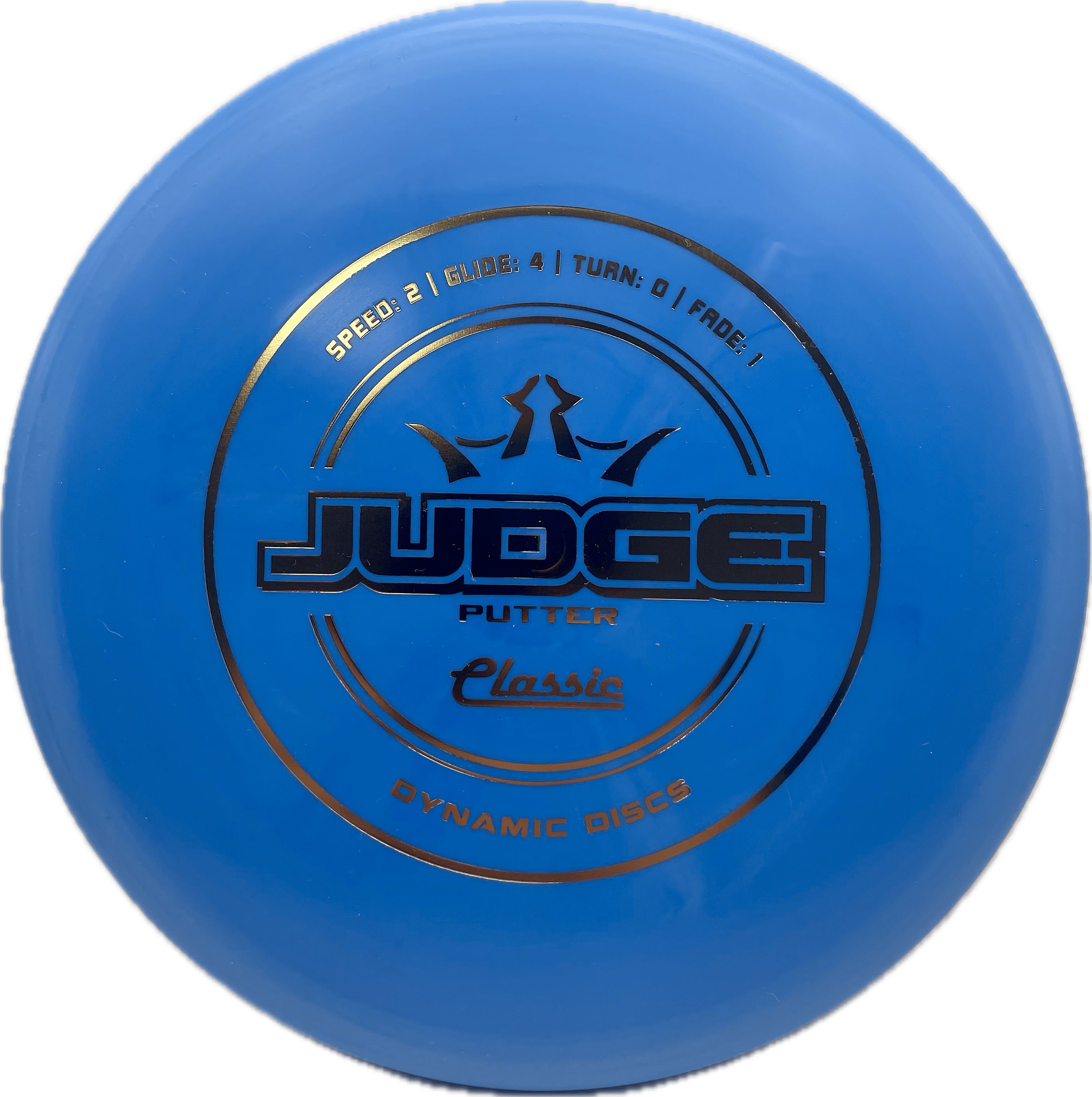 Latitude 64 Disc Dynamic Discs Judge, Classic, 173, Blue, Gold Metallic