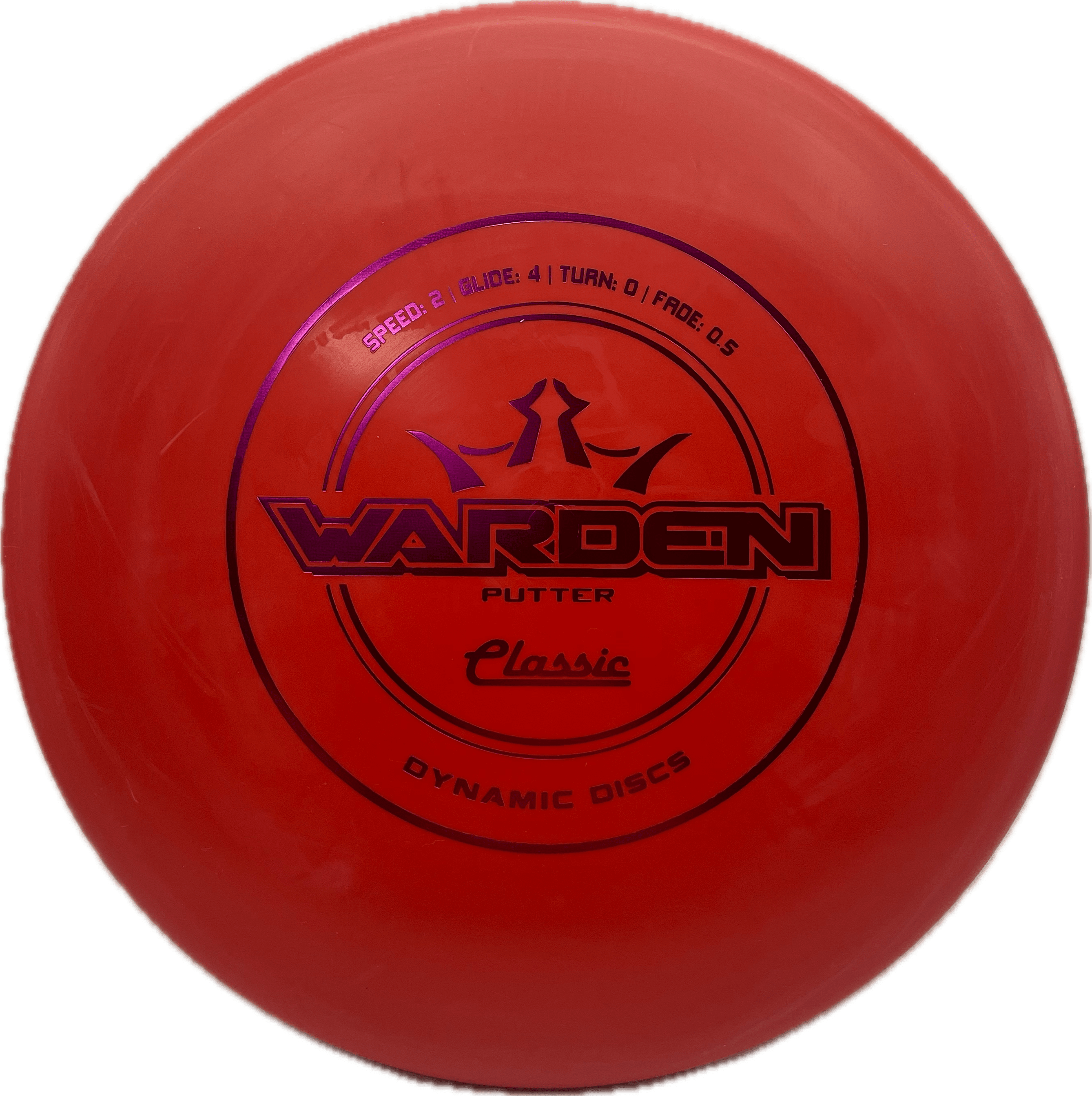 Latitude 64 Disc Dynamic Discs Warden, Classic, 173, Red, Purple Metallic
