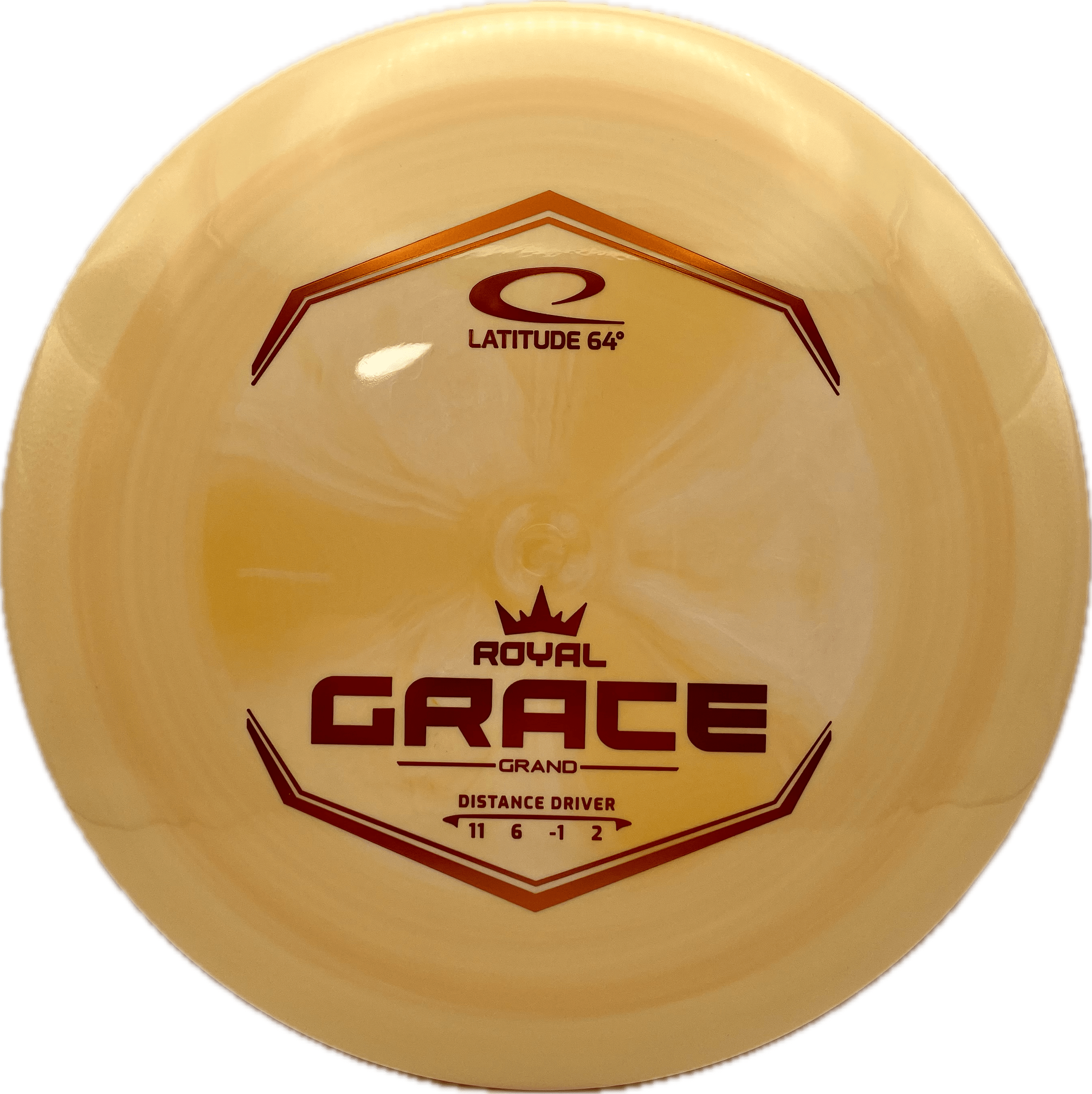 Latitude 64 Disc L64 Grace, Royal Grand, 173, Light Orange, Red Metallic