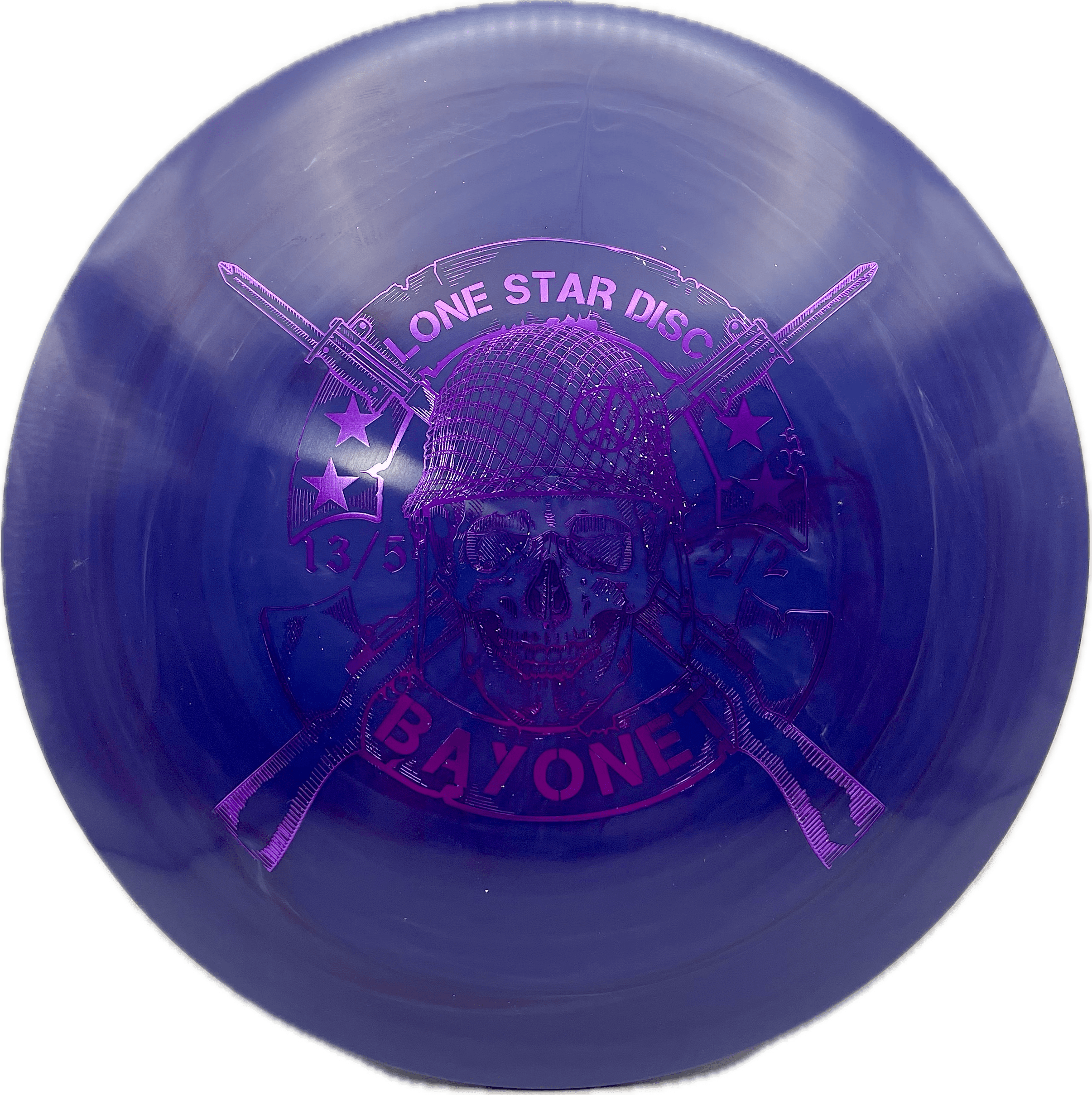 Lone Star Discs Disc Lone Star Bayonet, Alpha, 173, Dark Purple, Purple Metallic