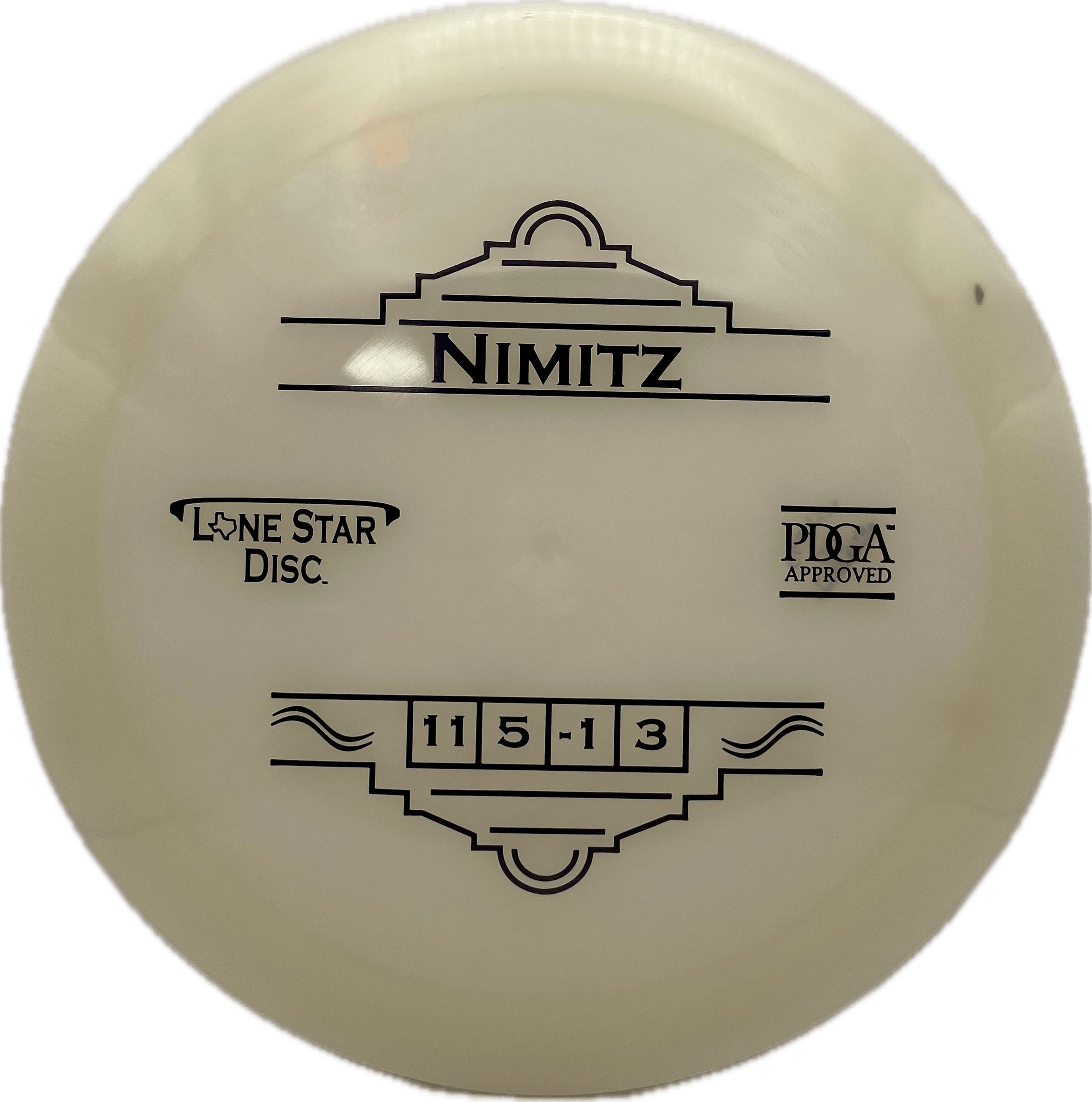 Lone Star Discs Disc Lone Star Nimitz, Glow, 174, Blue, Black Matte