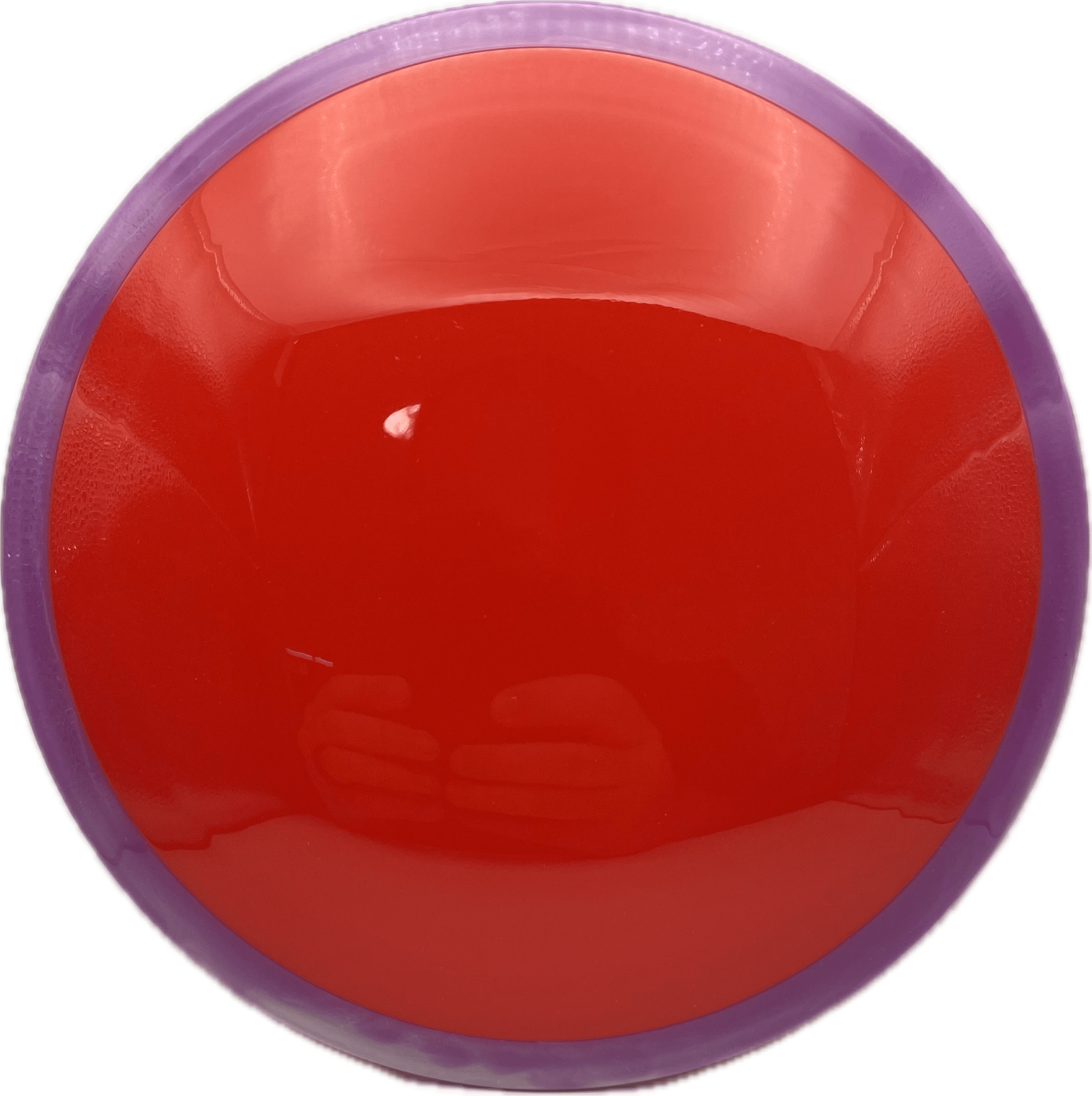 Overthrow Disc Golf Disc Axiom Time-Lapse, Neutron, 175, Red, Purple Swirl Rim, Blank