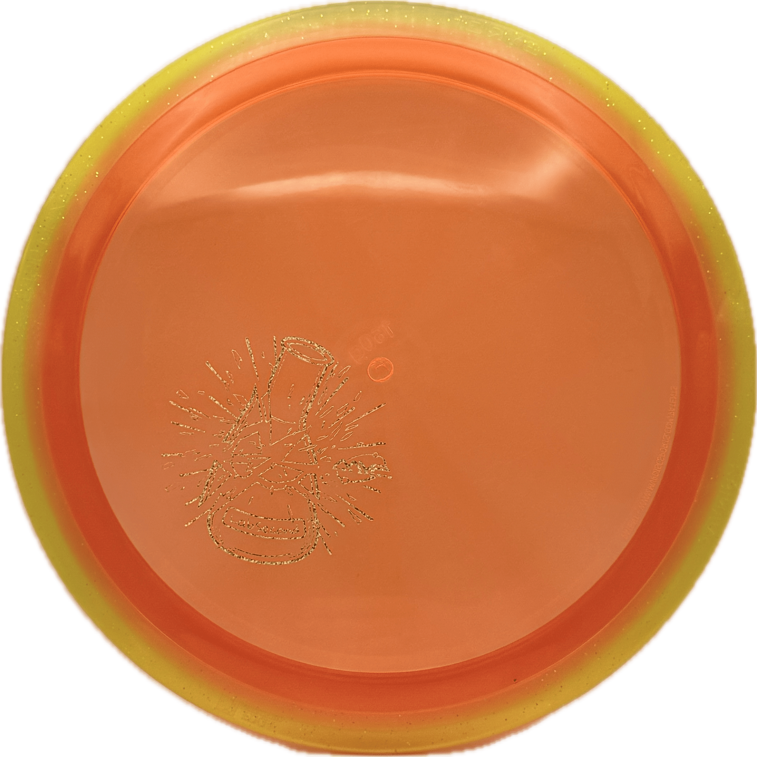 Overthrow Disc Golf Disc Axiom Vanish, Prism Proton Soft, 160, Orange, Green Rim, Lab Second