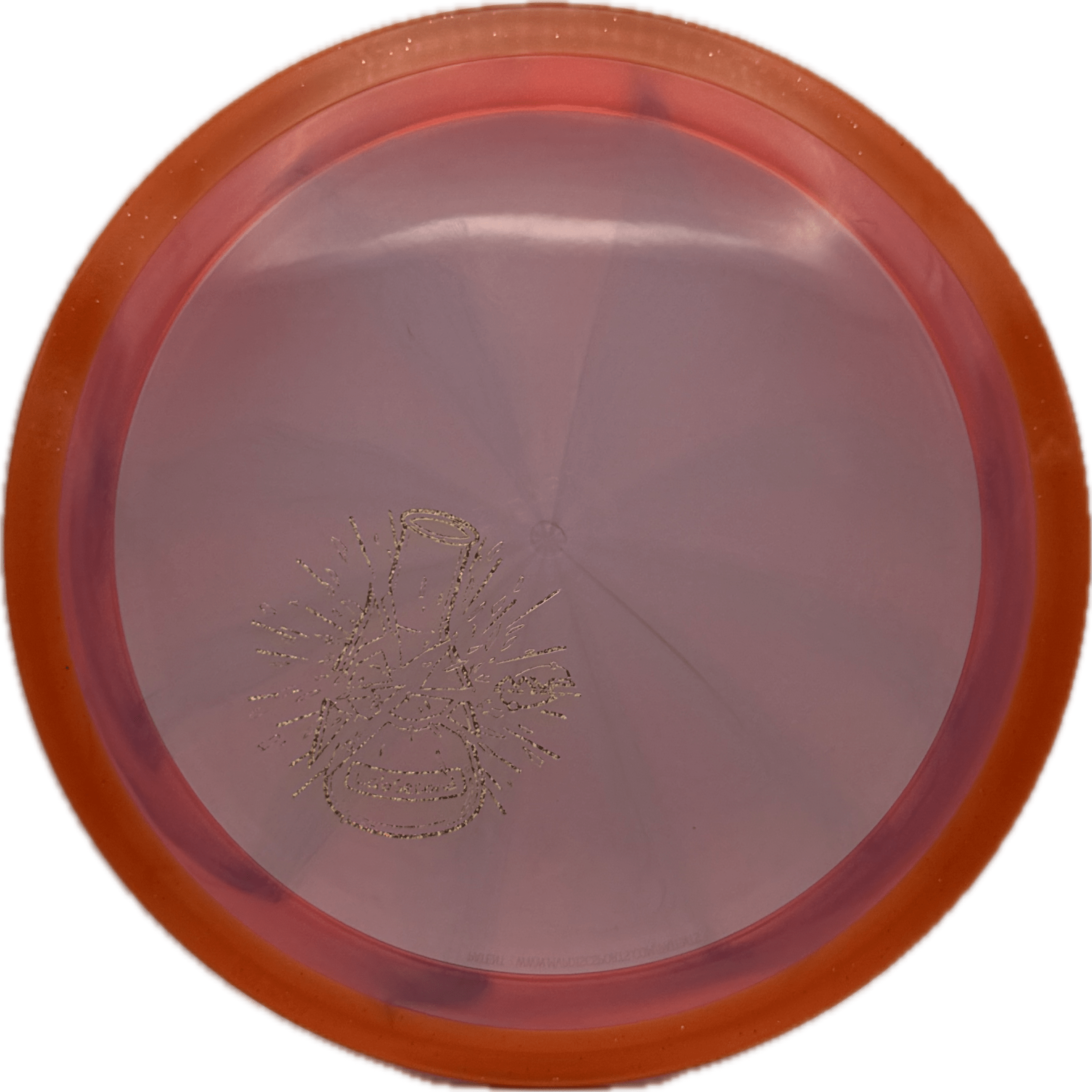 Overthrow Disc Golf Disc Axiom Vanish, Prism Proton Soft, 164, Pink, Red Rim, Lab Second