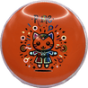 Overthrow Disc Golf Disc Neutron - 176-179 - Orange Custom OT Axiom Neutron Hex "Rune" Stamp