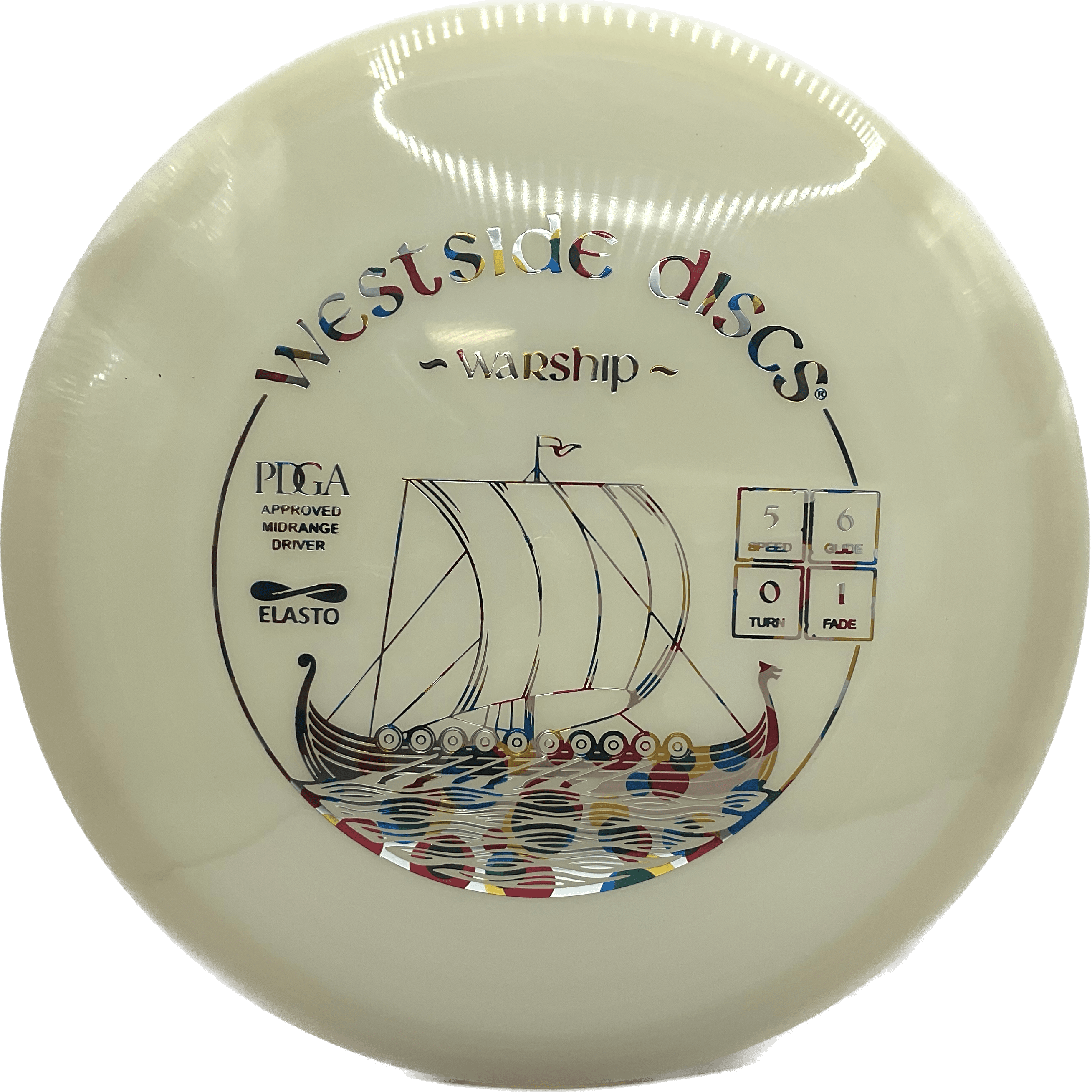 Overthrow Disc Golf Disc Elasto - 170-175 - White - Wonderbread